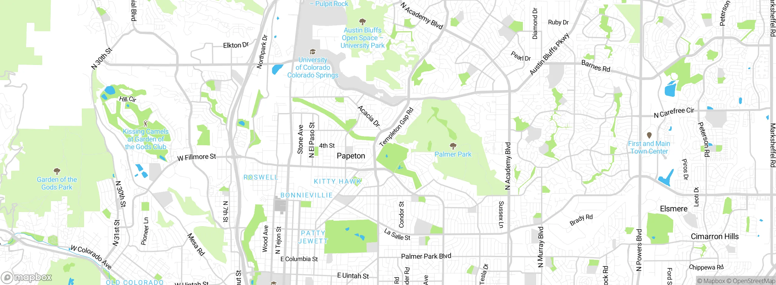 Map showing approximate location
