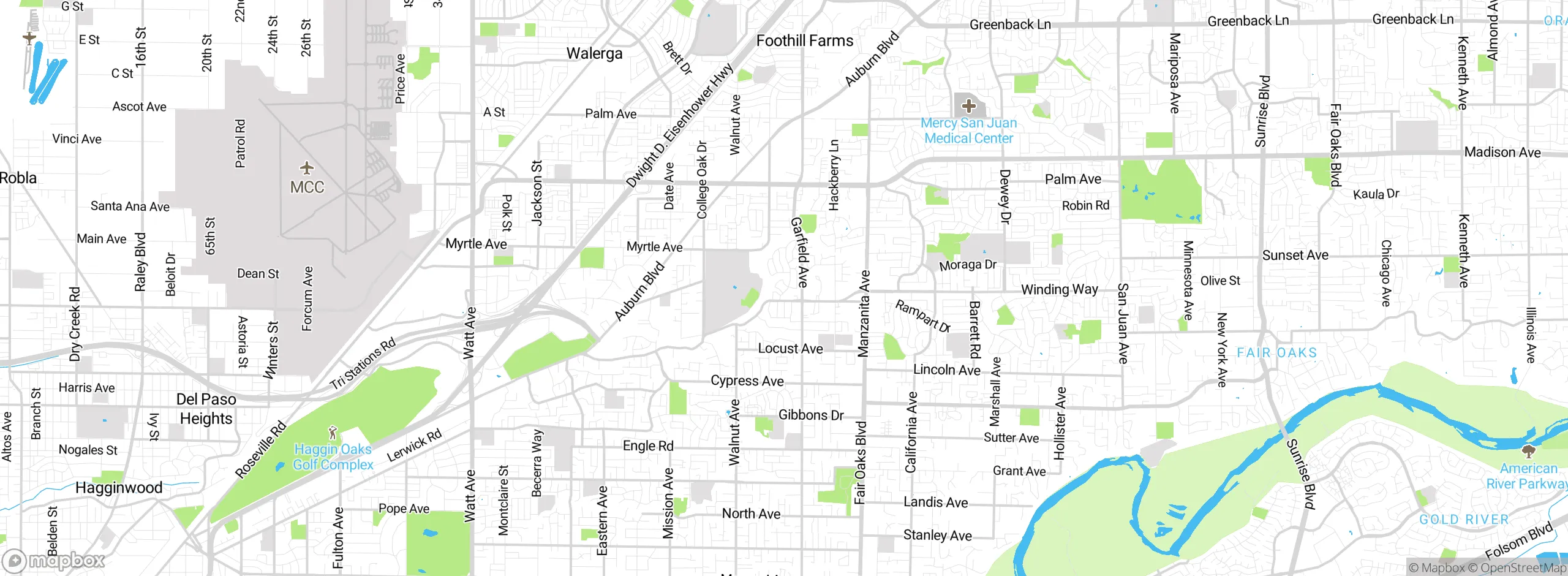 Map showing approximate location