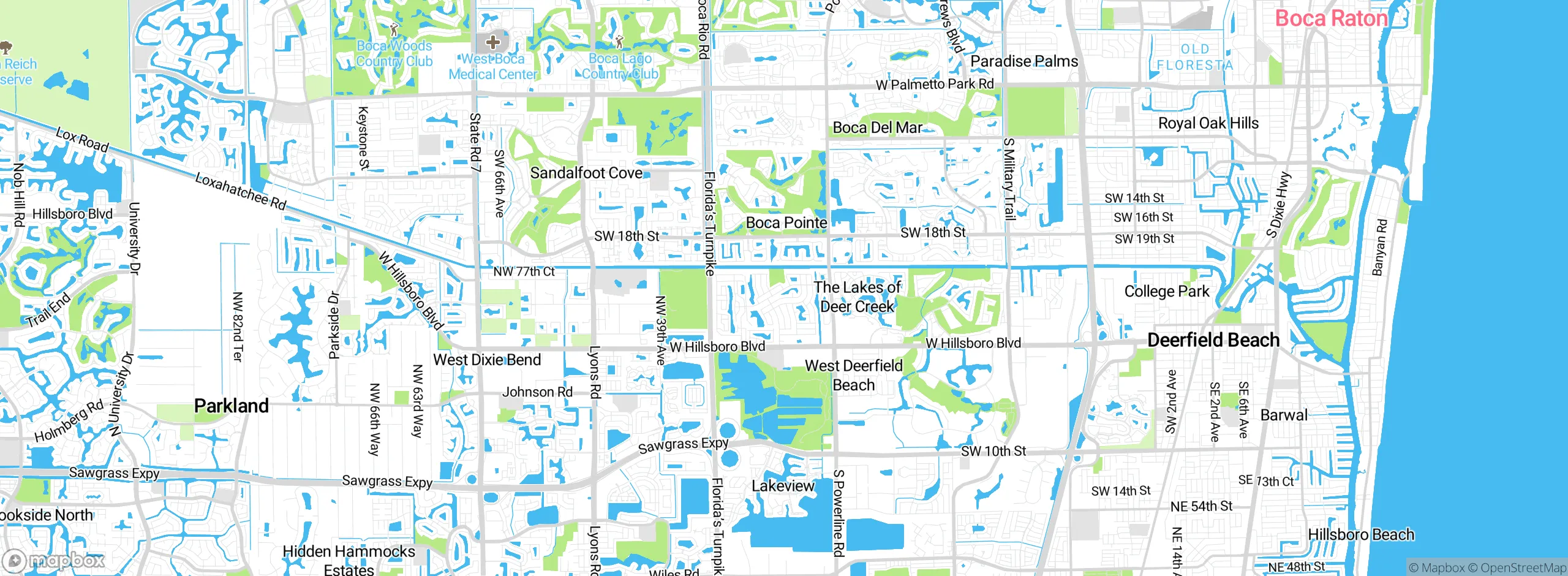 Map showing approximate location