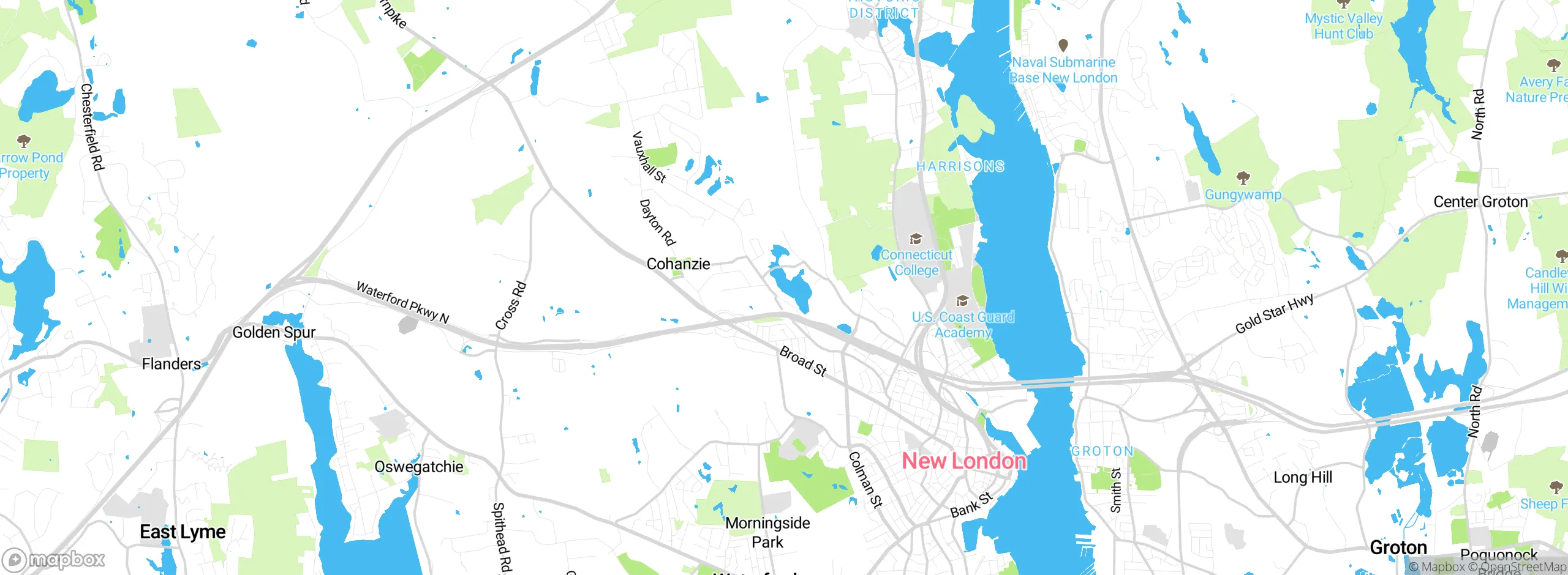 Map showing approximate location