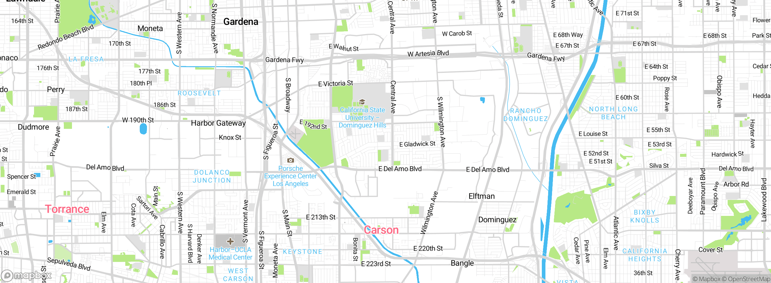 Map showing approximate location