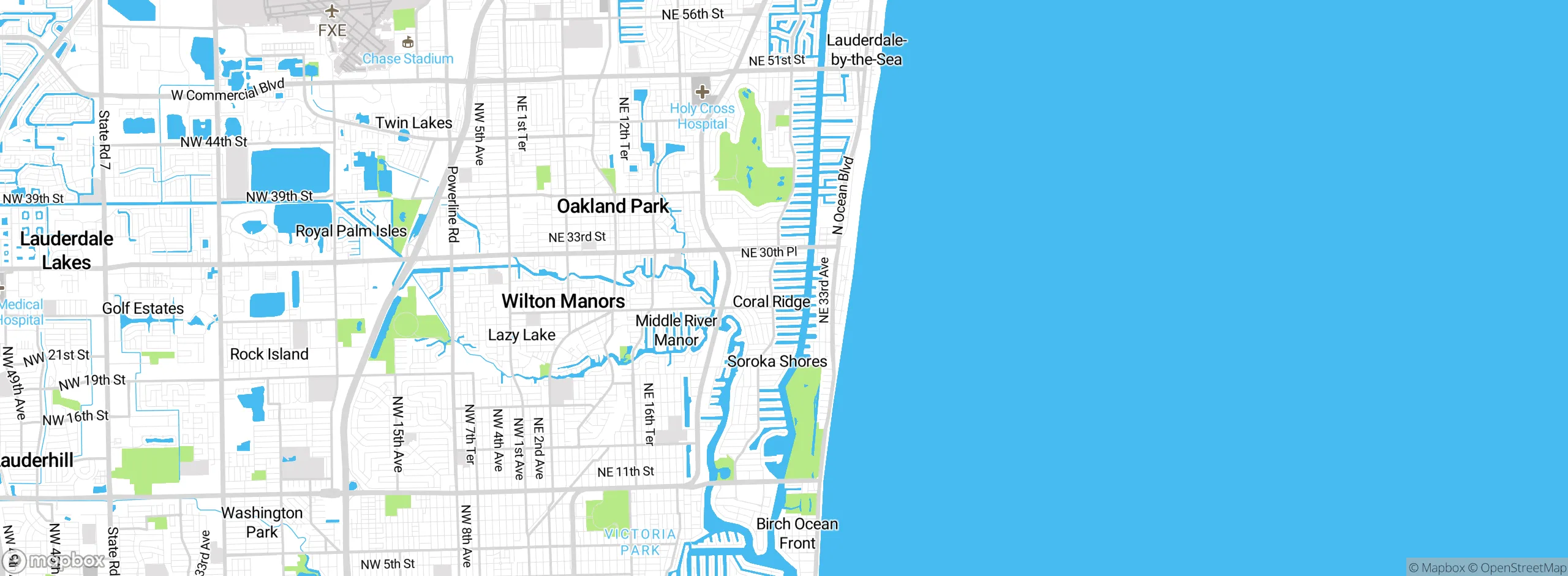 Map showing approximate location