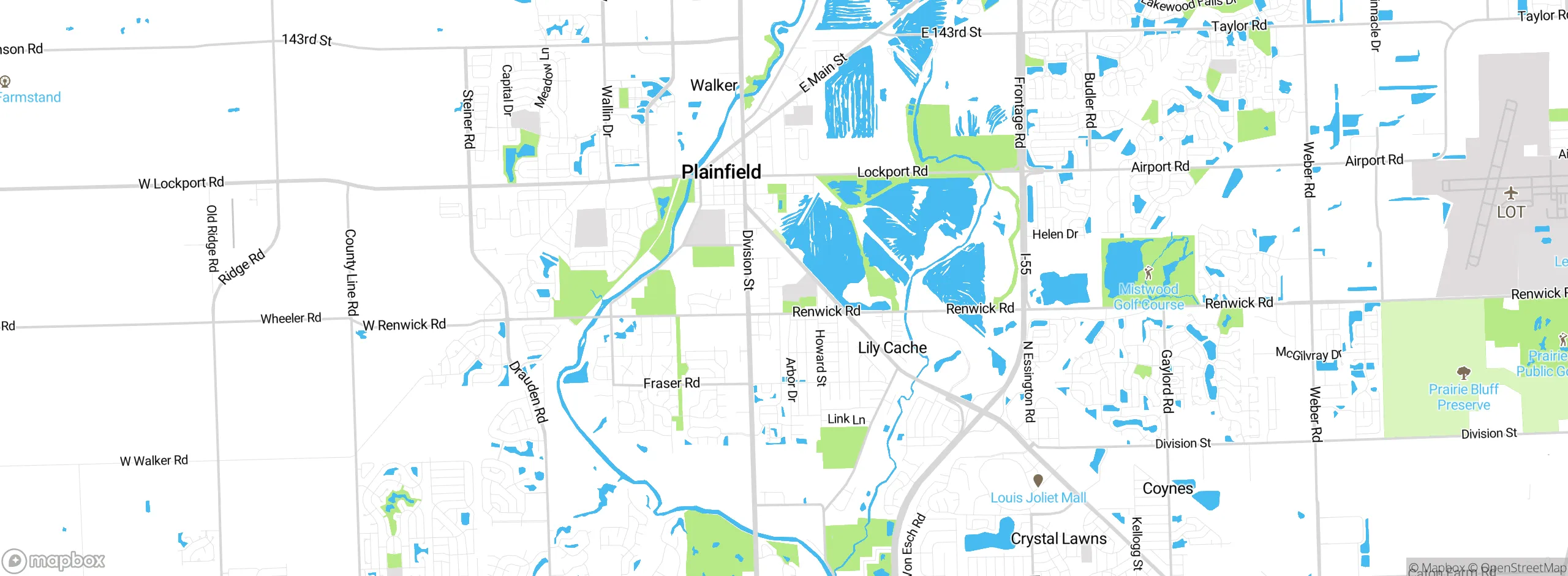 Map showing approximate location