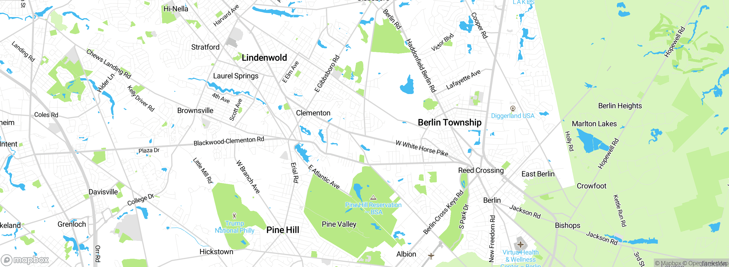 Map showing approximate location
