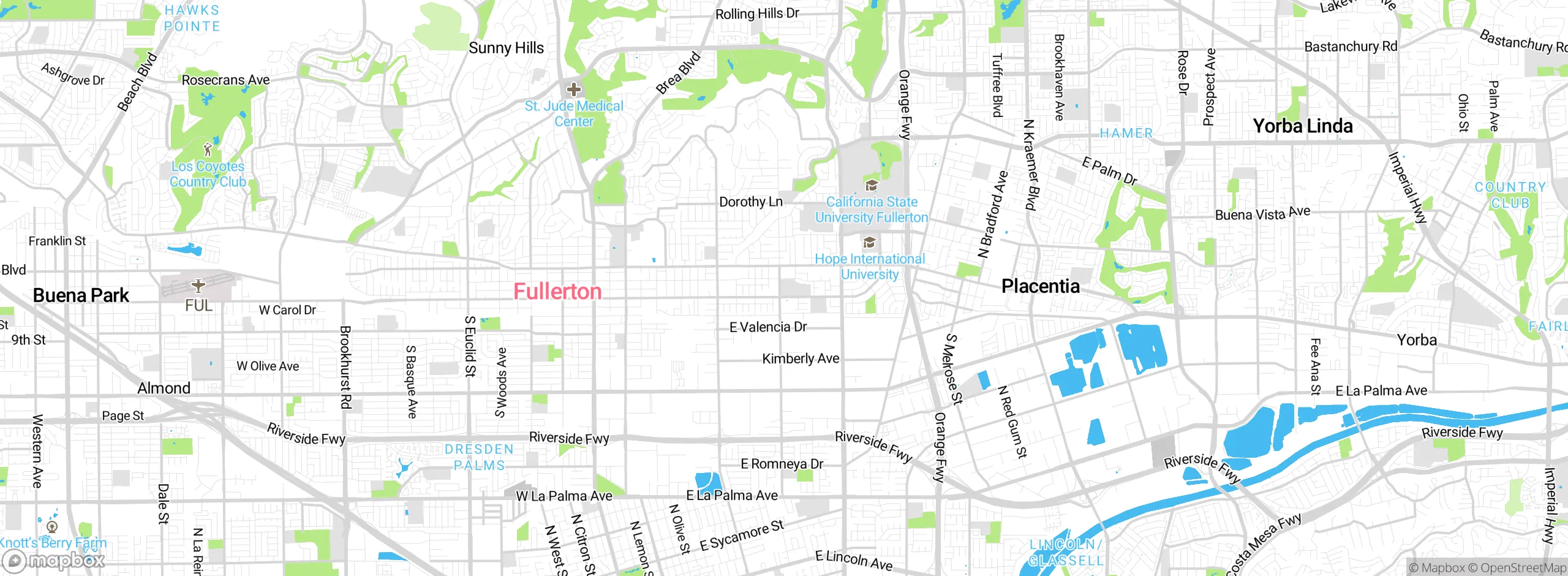 Map showing approximate location