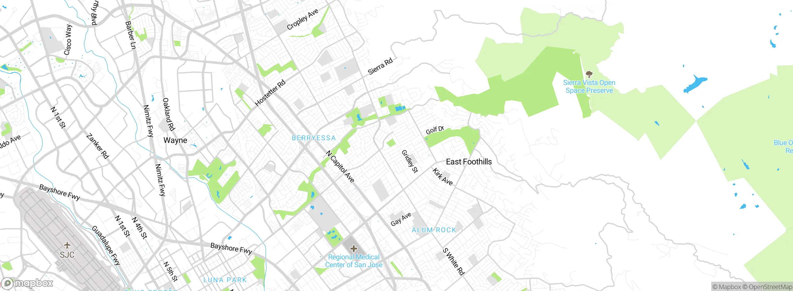 Map showing approximate location