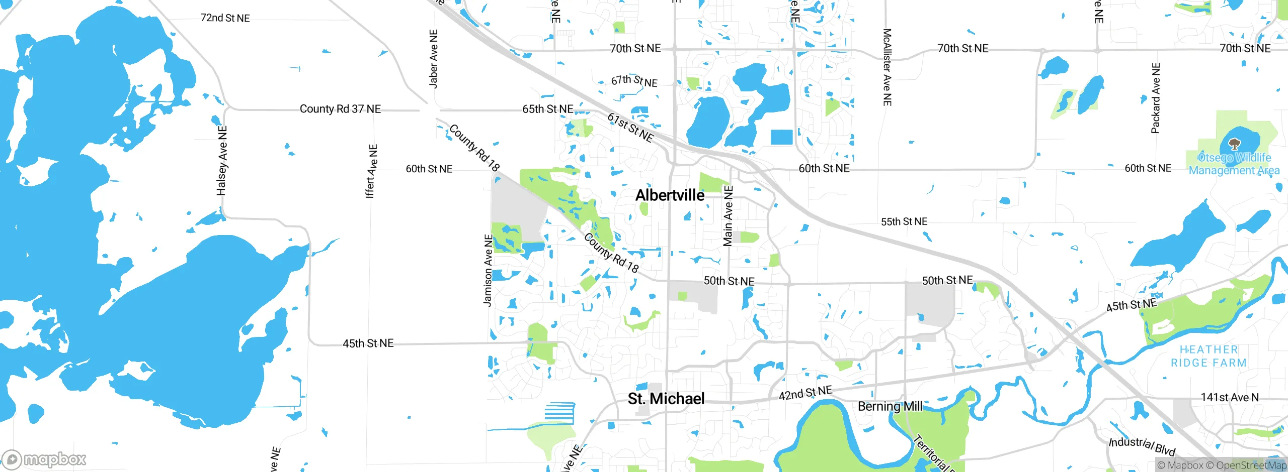 Map showing approximate location