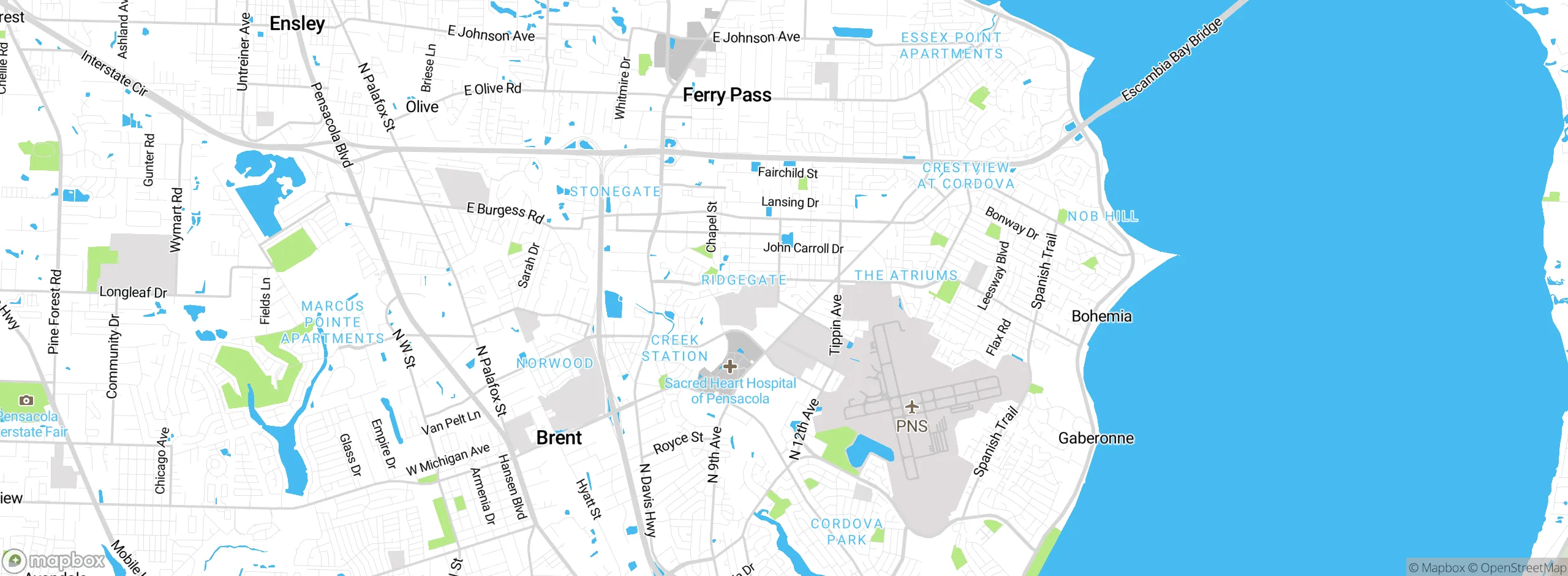 Map showing approximate location