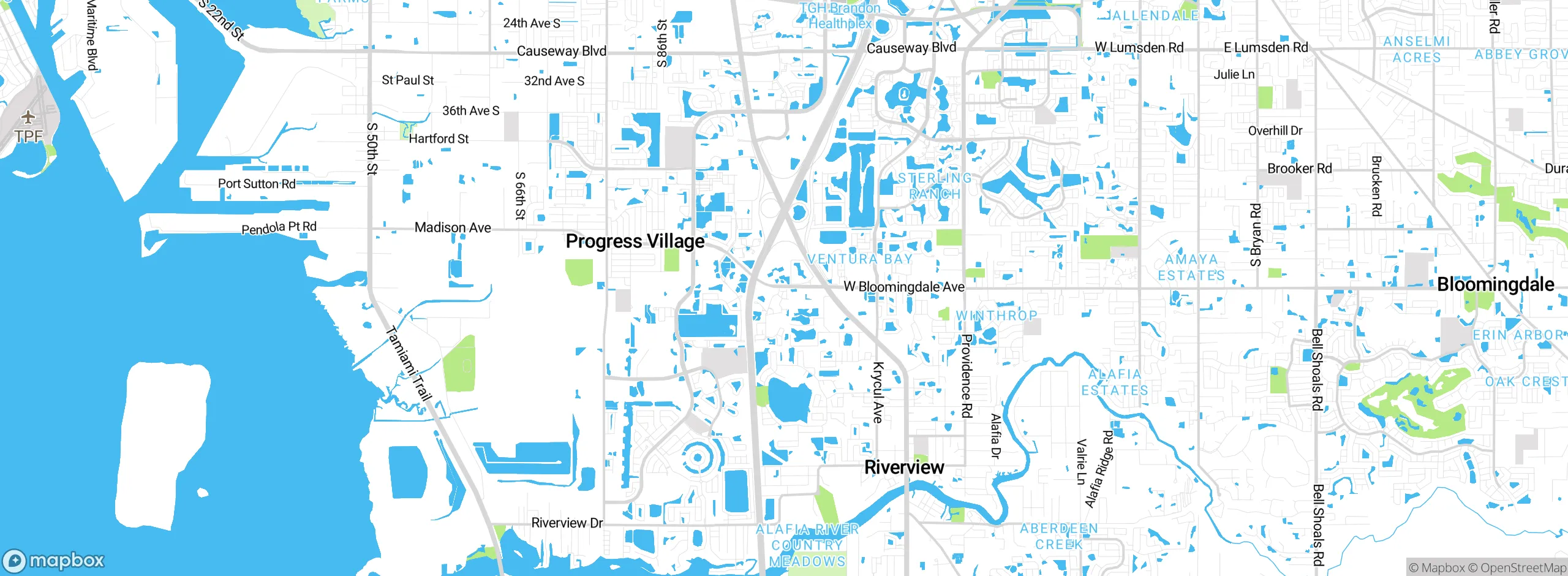 Map showing approximate location