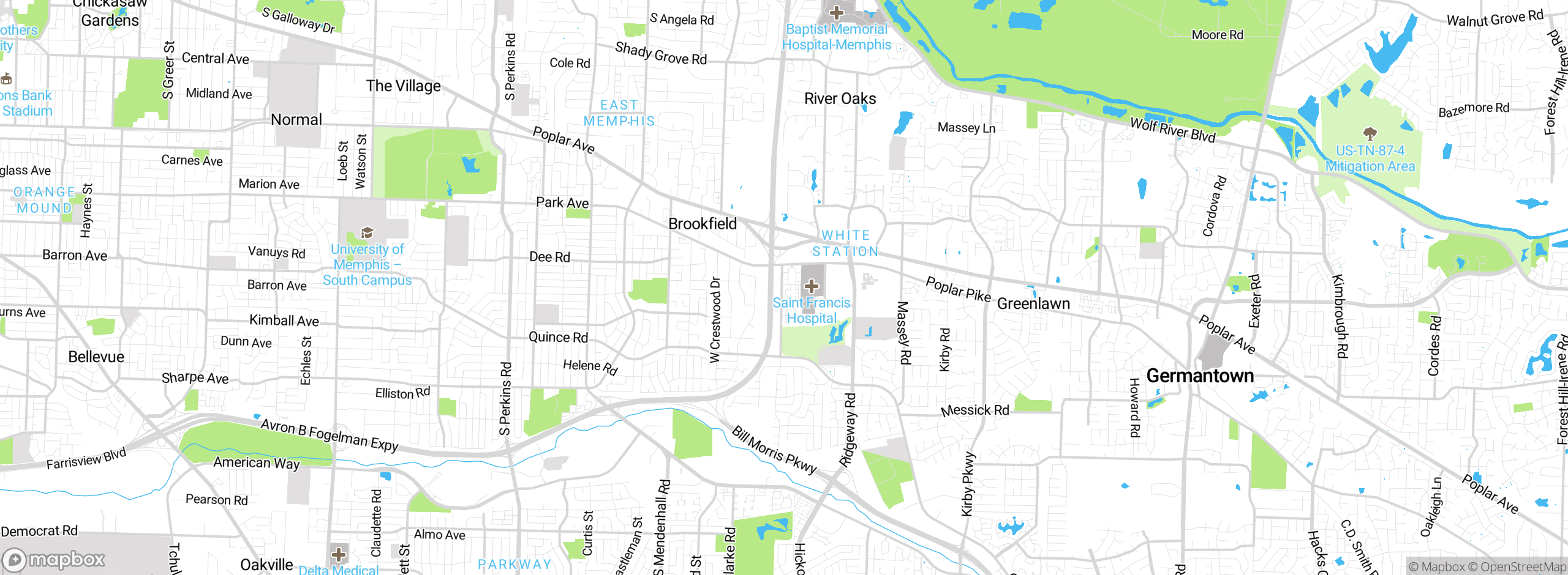 Map showing approximate location
