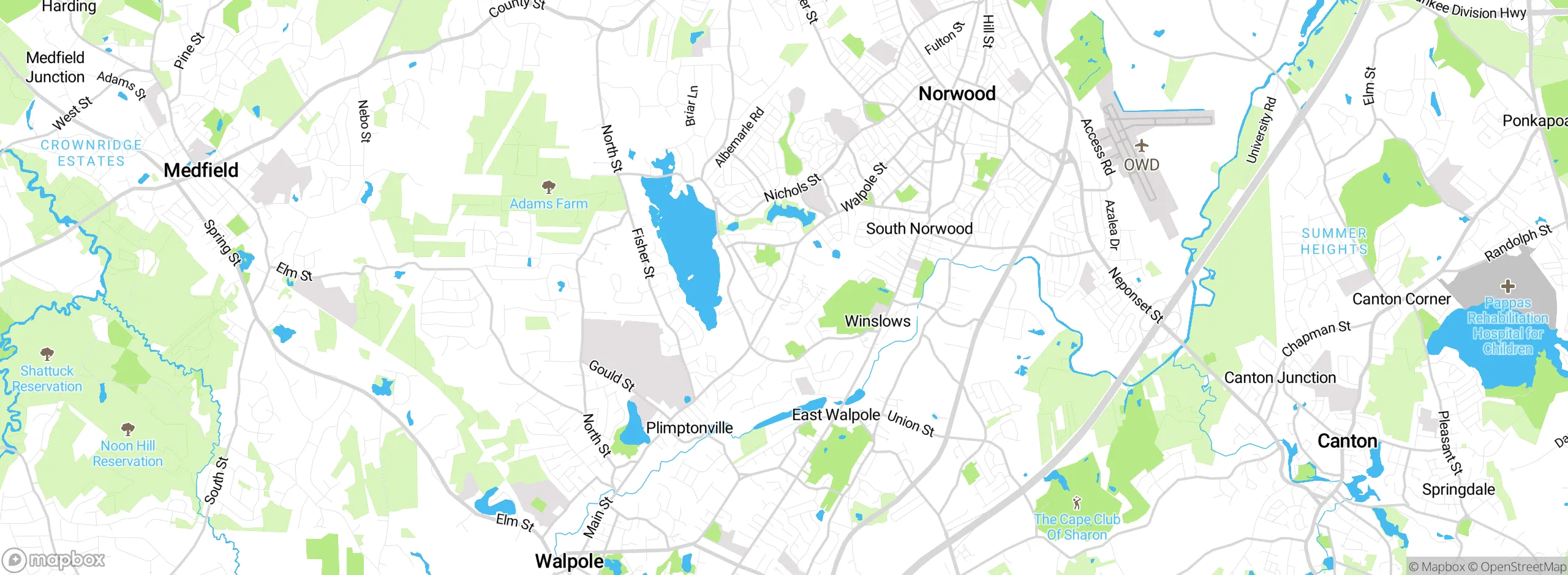 Map showing approximate location