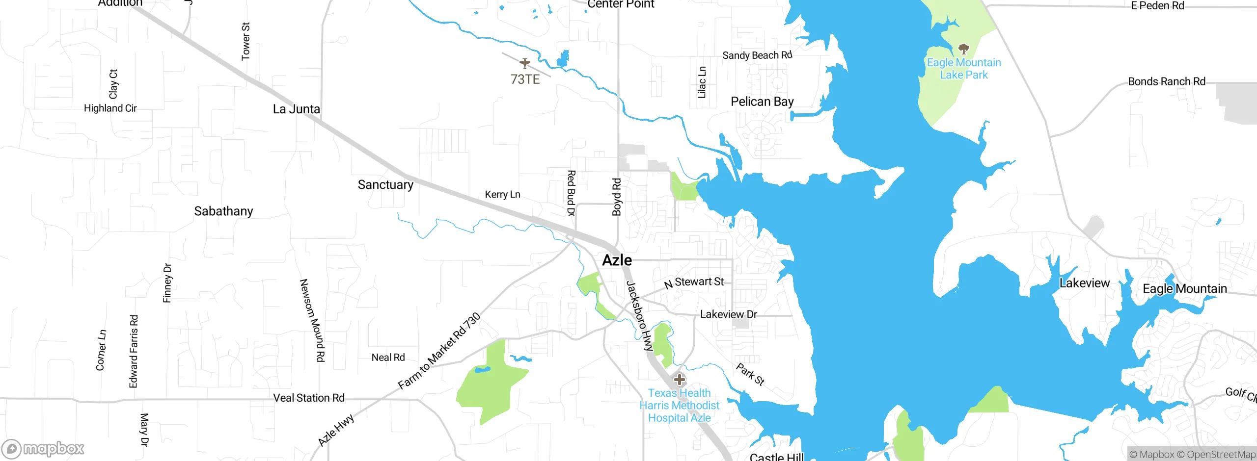 Map showing approximate location