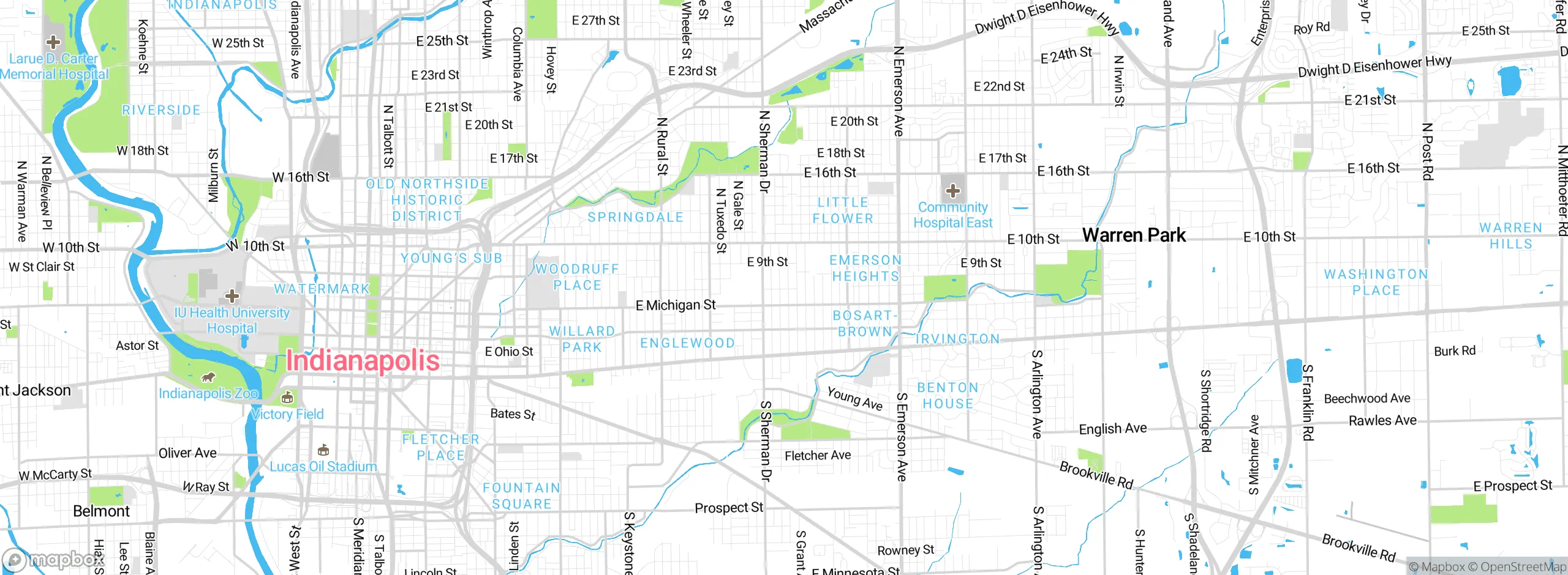 Map showing approximate location