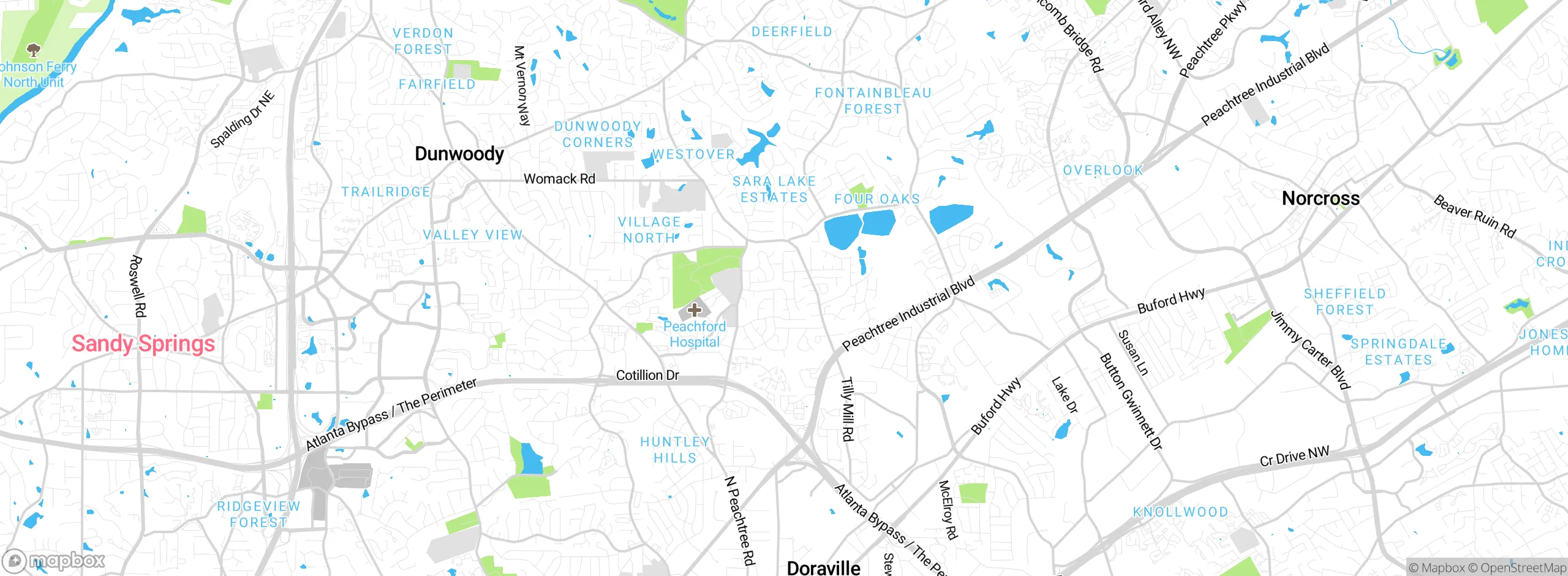 Map showing approximate location