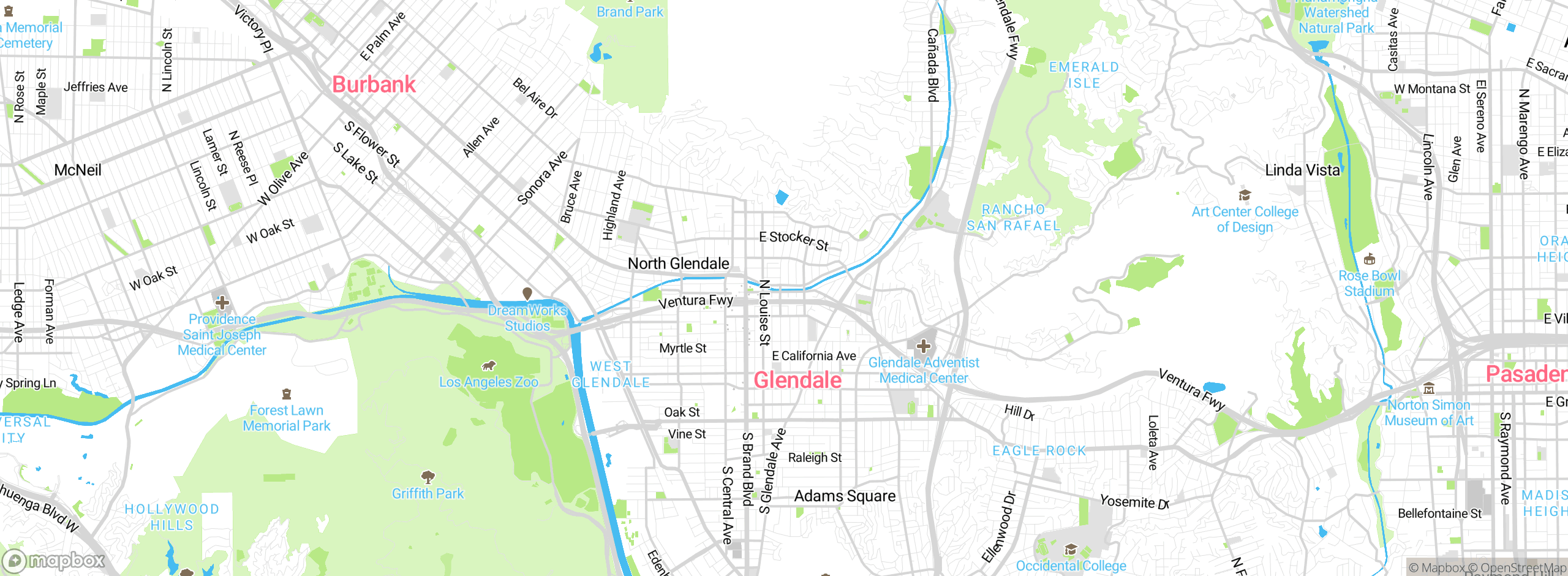 Map showing approximate location