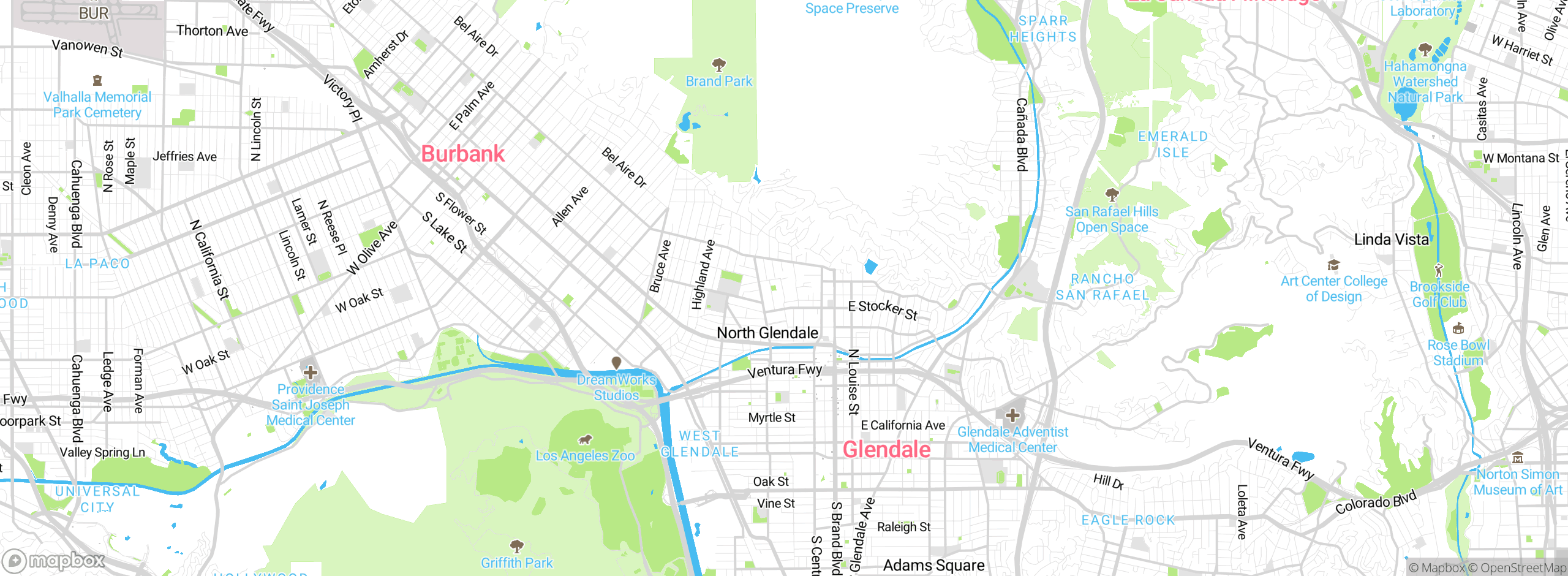 Map showing approximate location