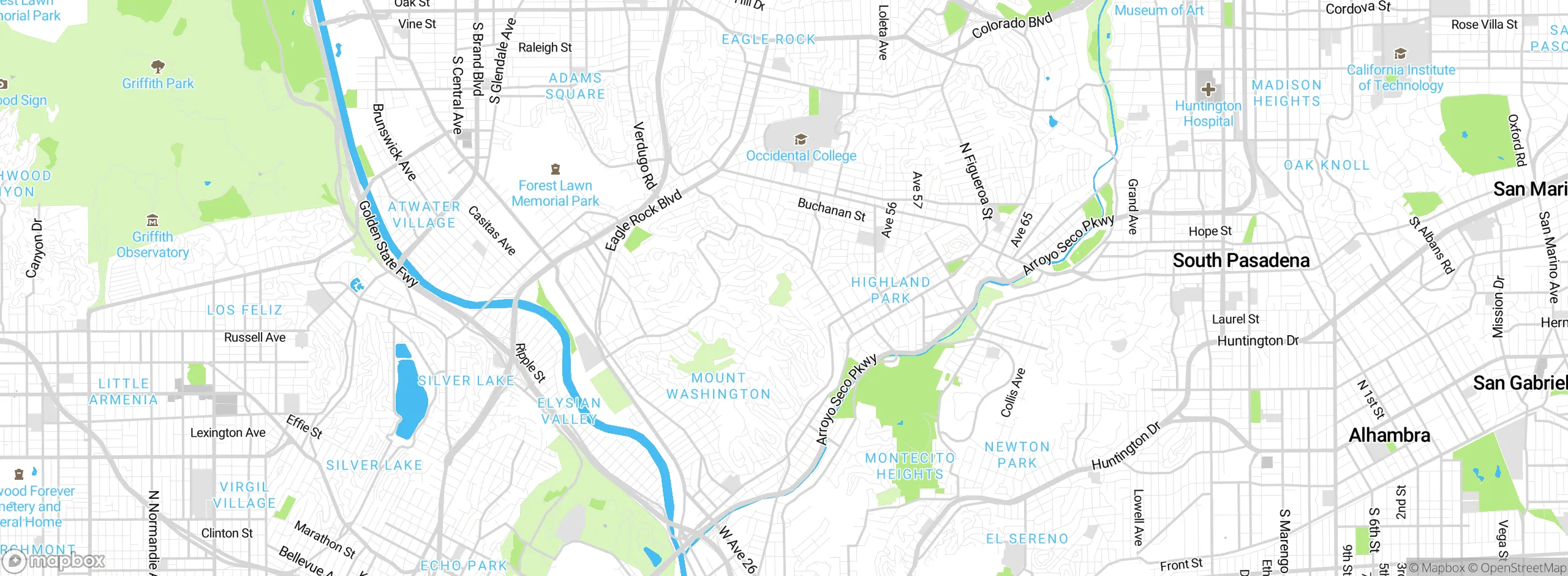 Map showing approximate location