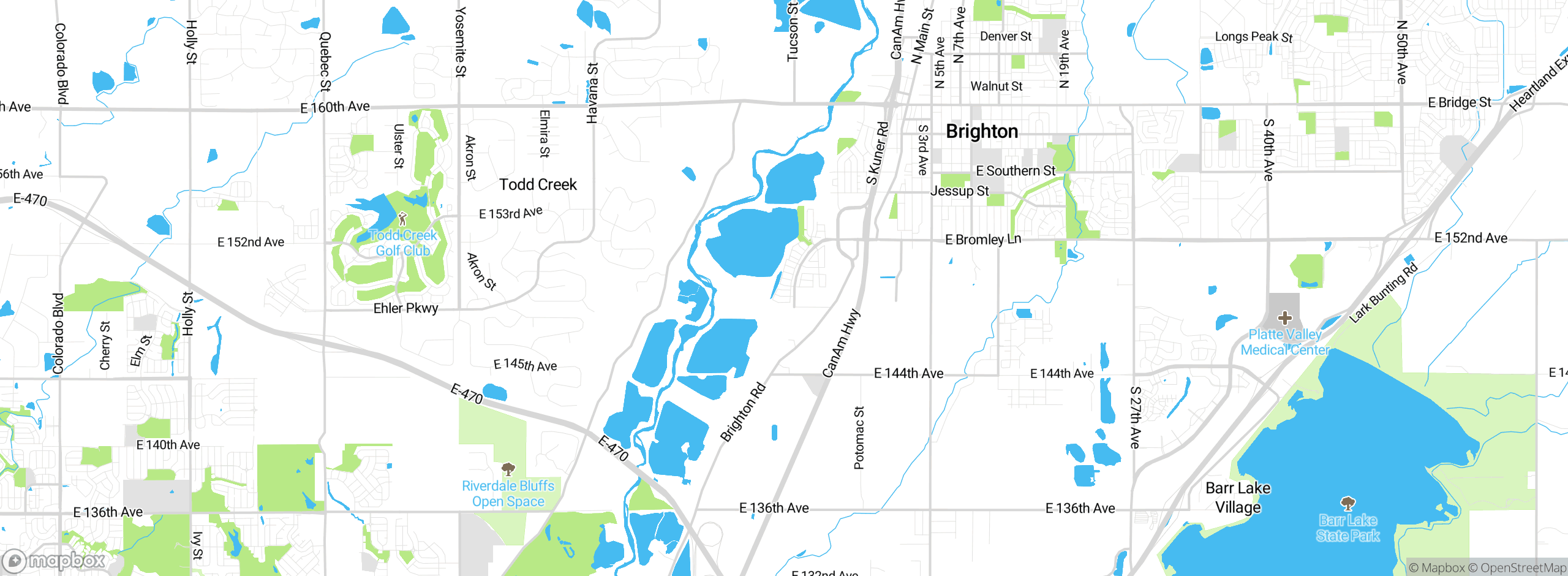 Map showing approximate location