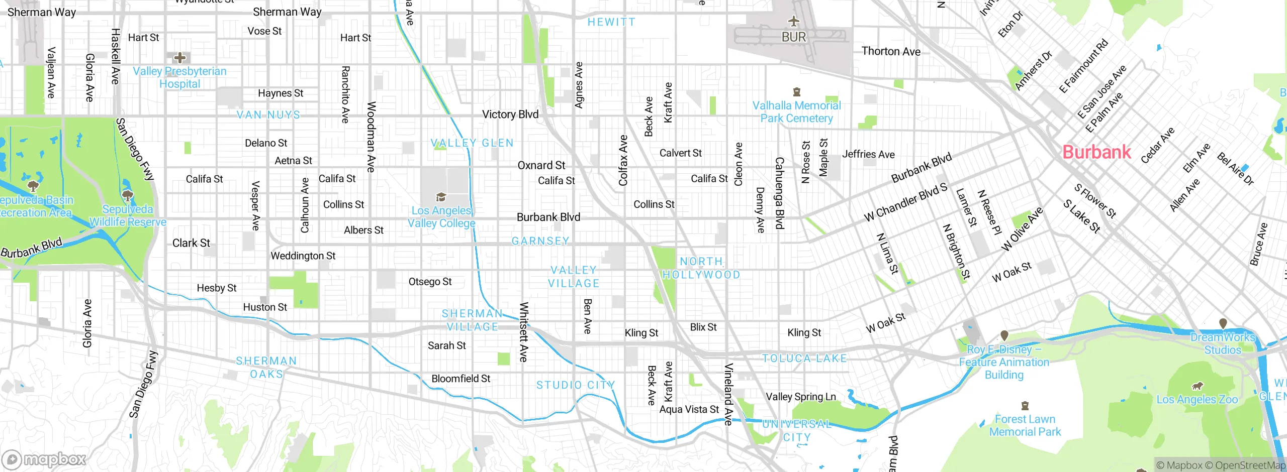Map showing approximate location