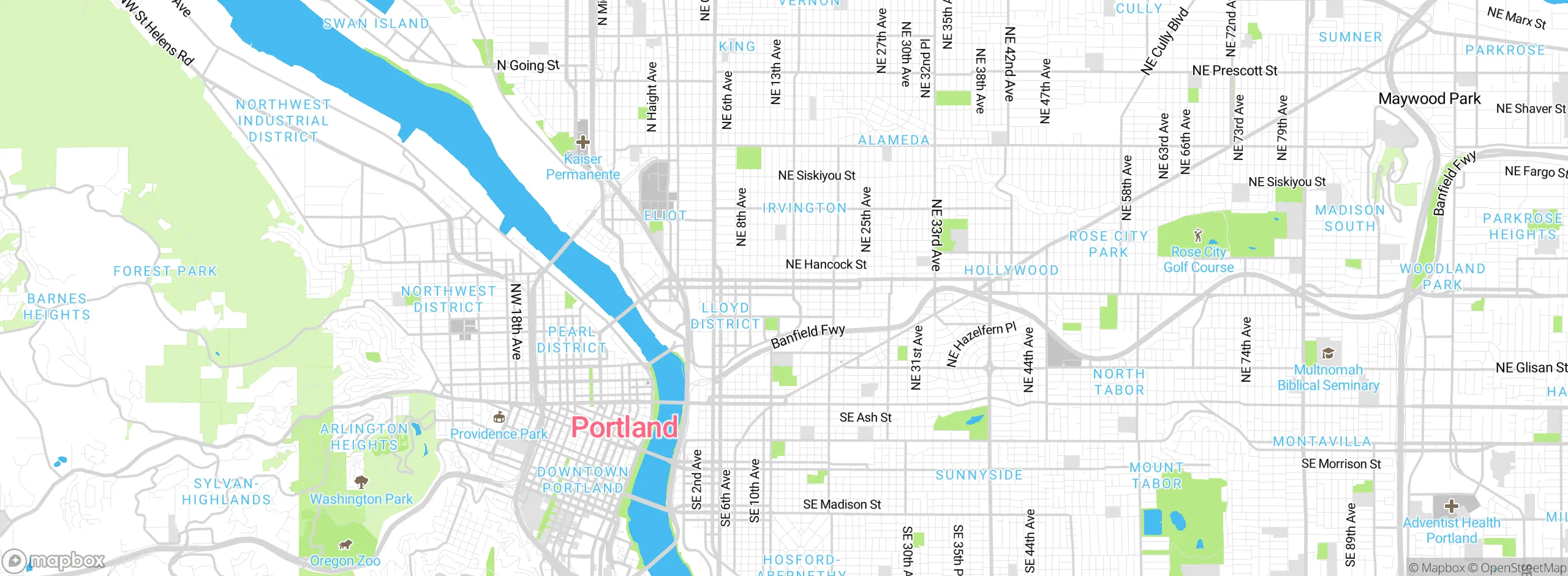 Map showing approximate location