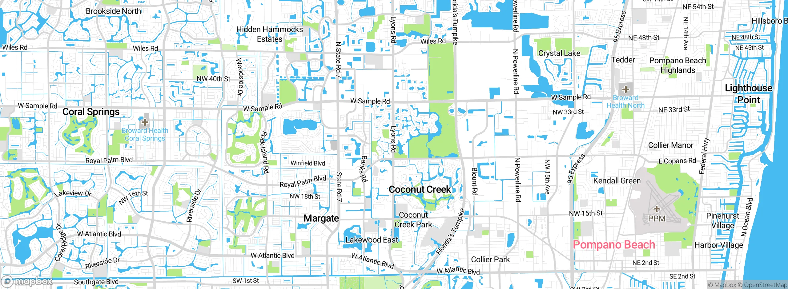 Map showing approximate location