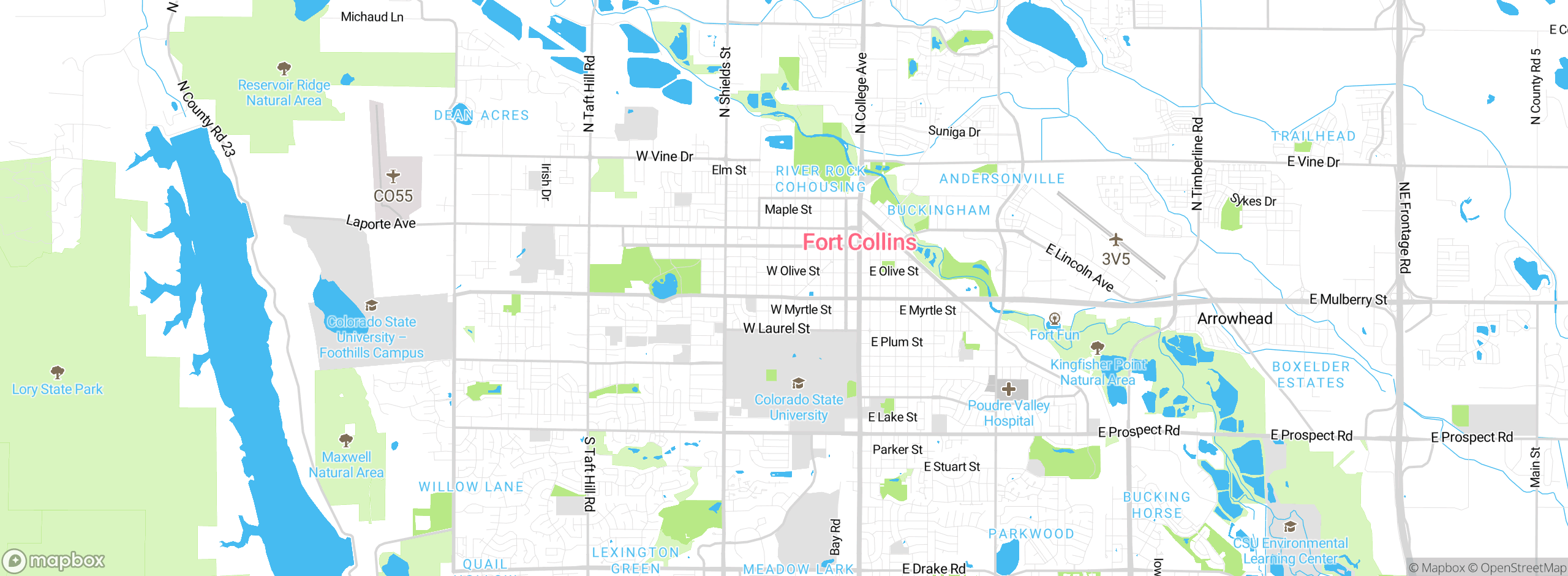 Map showing approximate location