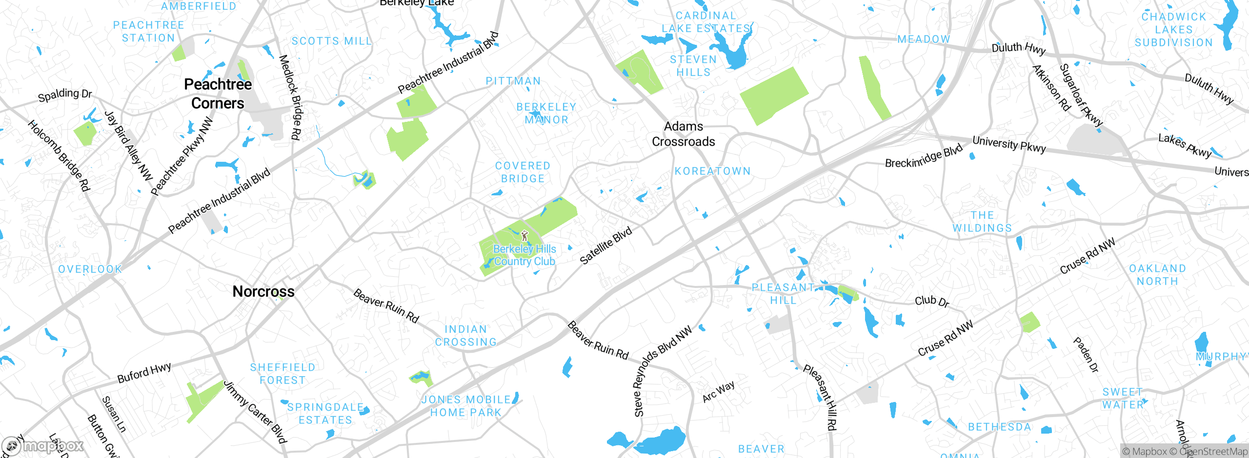Map showing approximate location