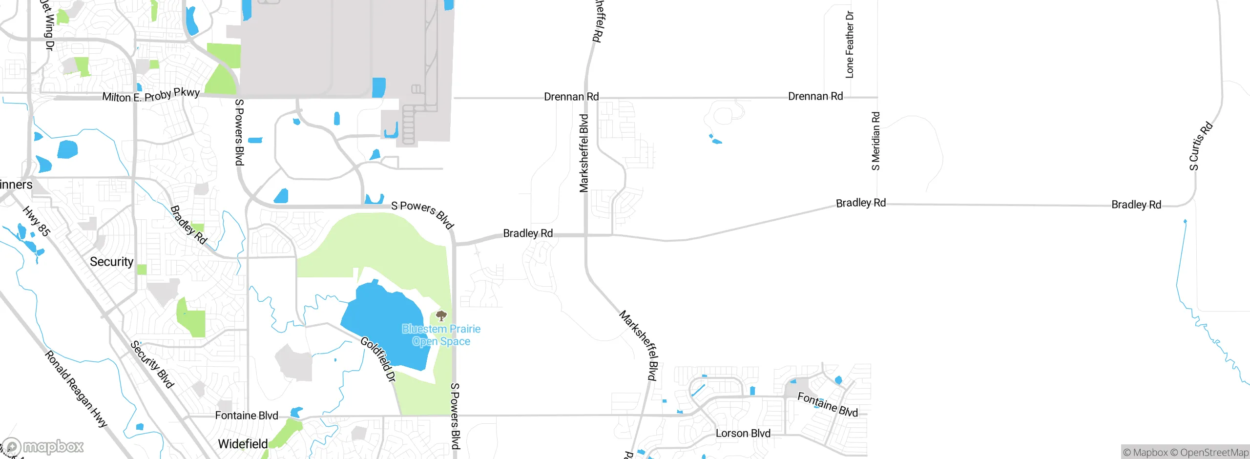 Map showing approximate location