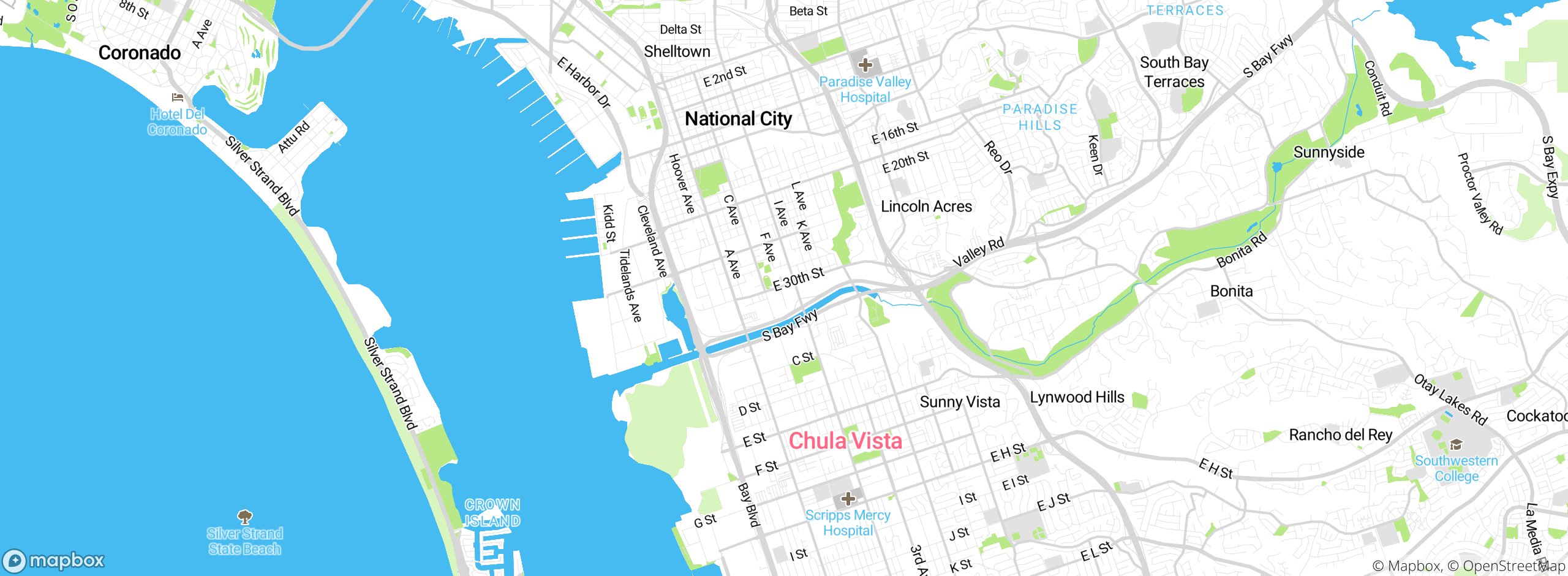 Map showing approximate location