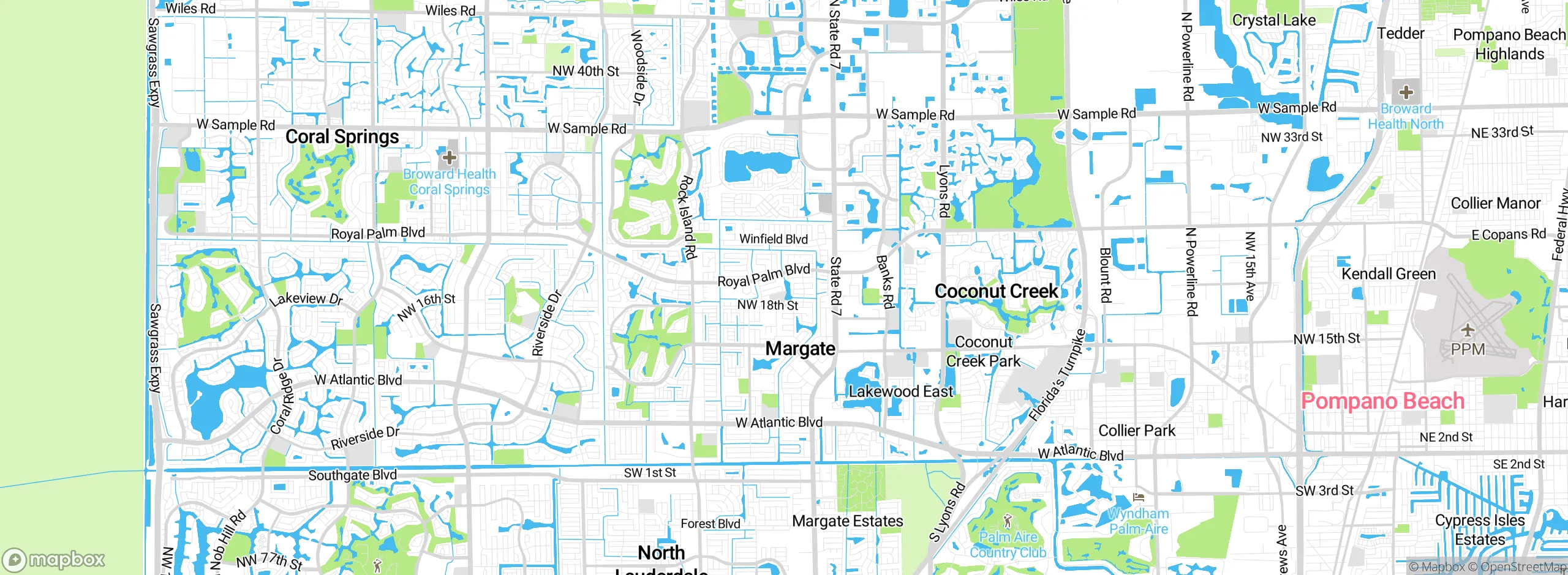 Map showing approximate location