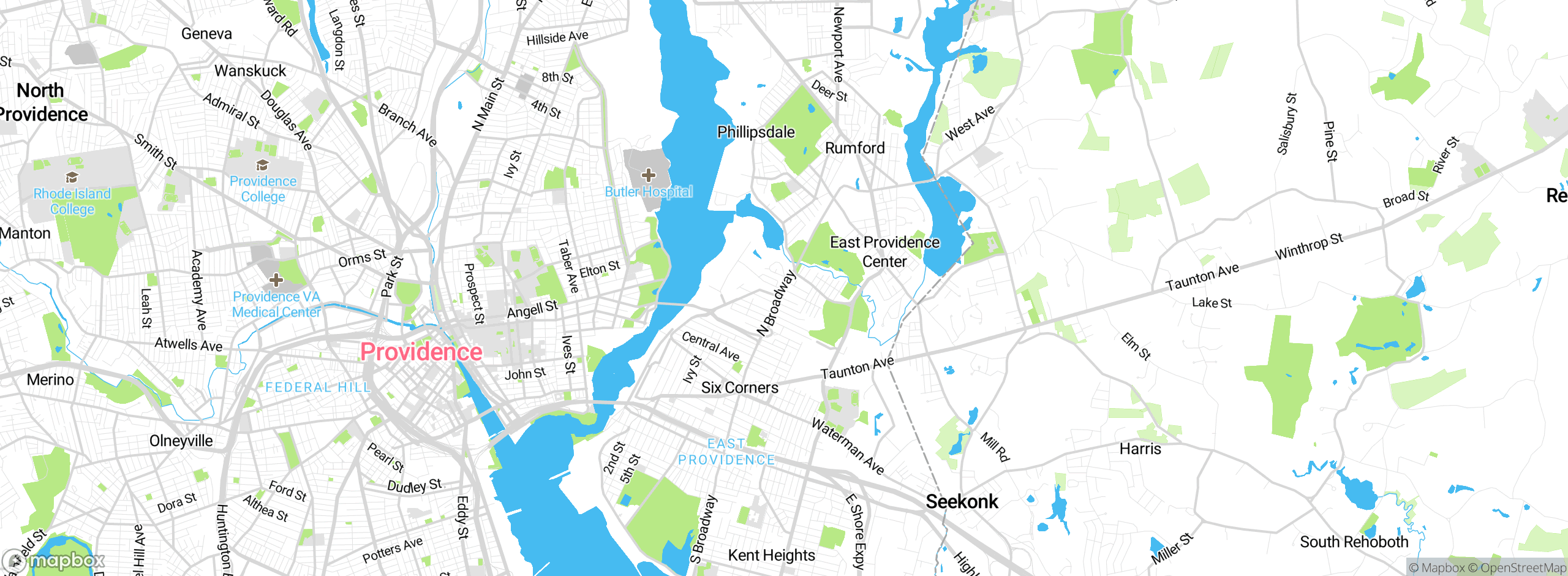 Map showing approximate location