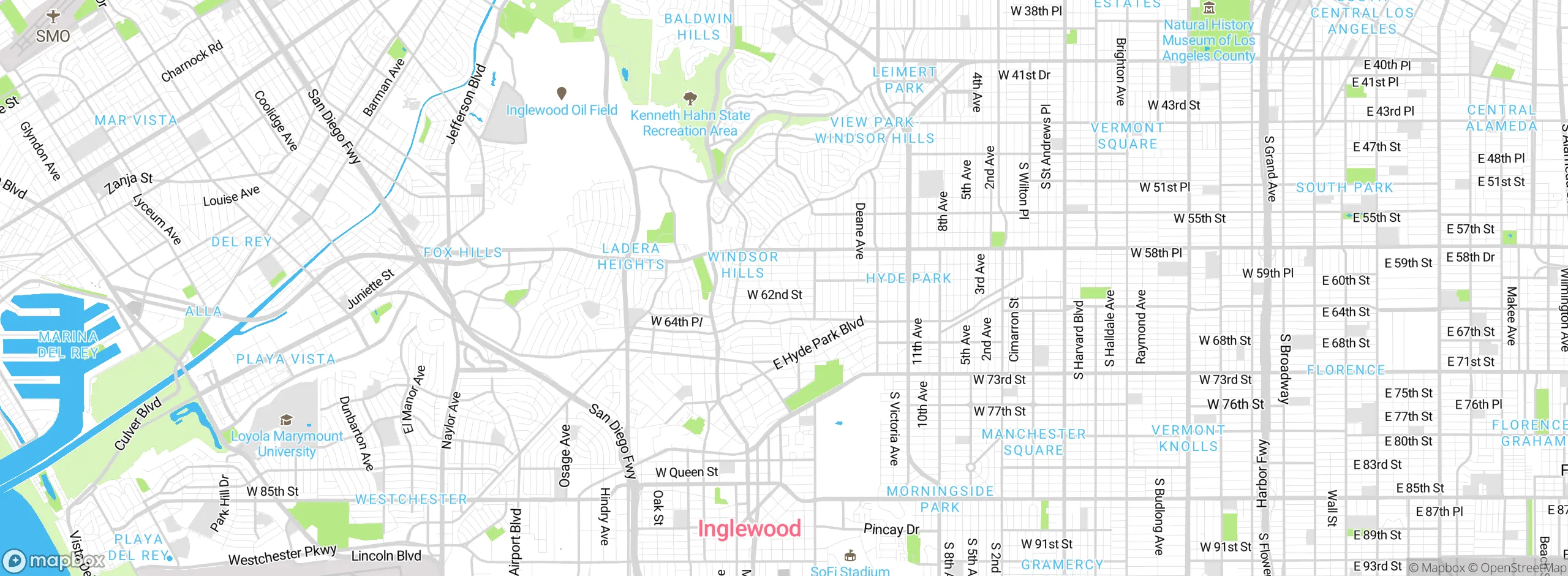 Map showing approximate location