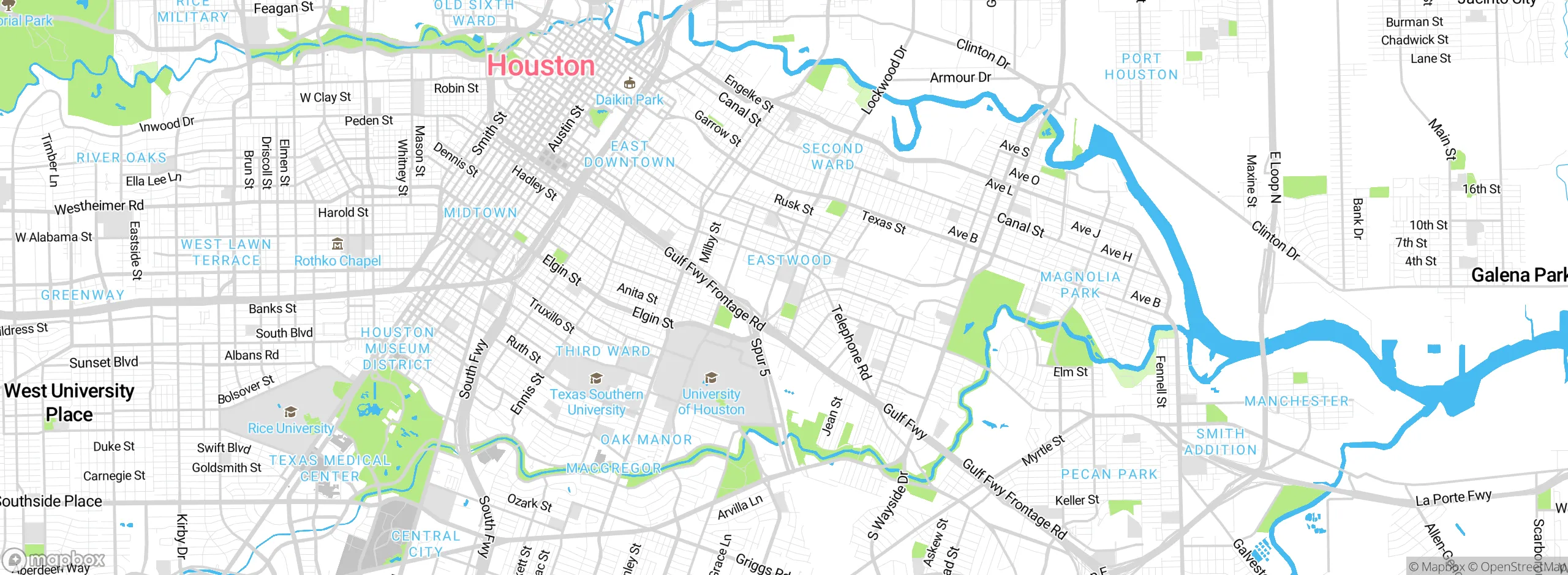 Map showing approximate location