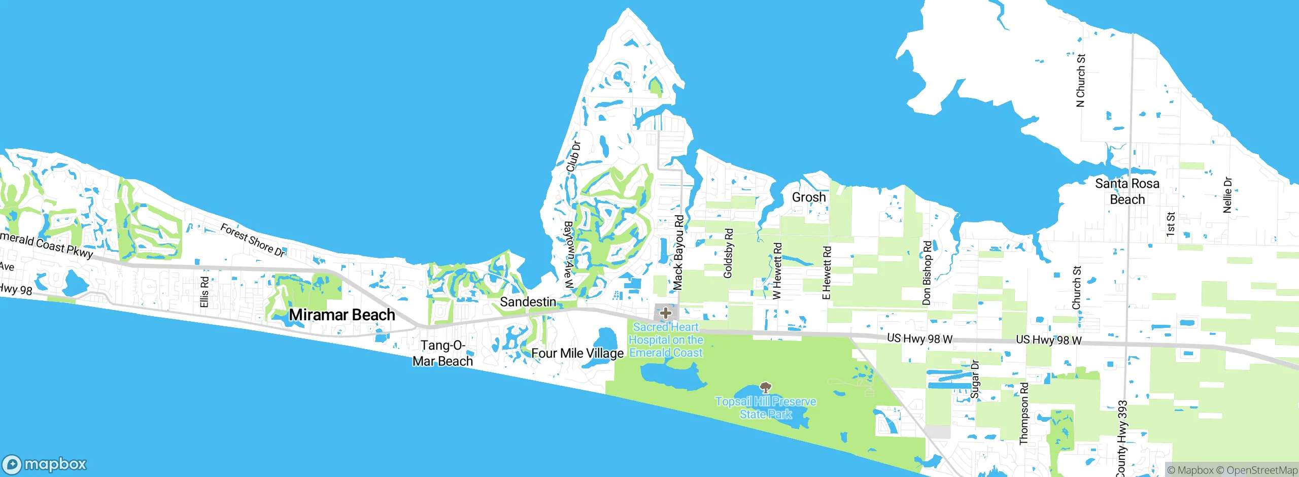 Map showing approximate location