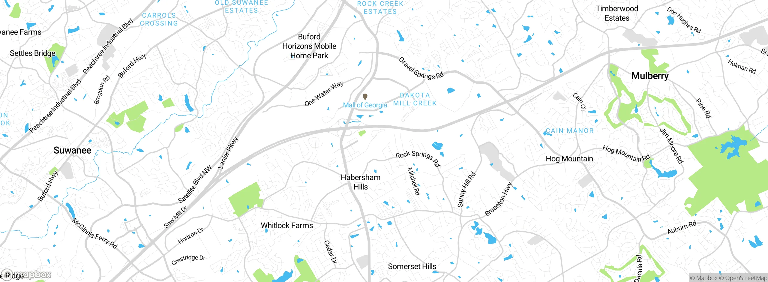 Map showing approximate location