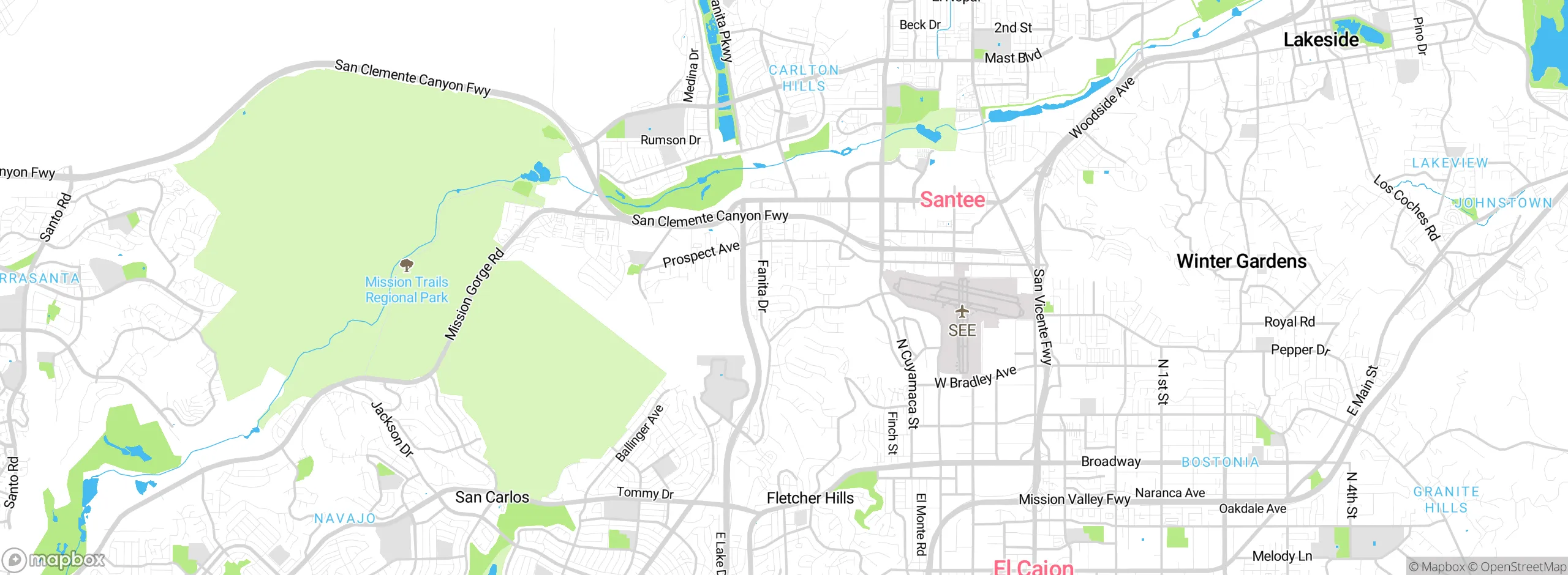 Map showing approximate location