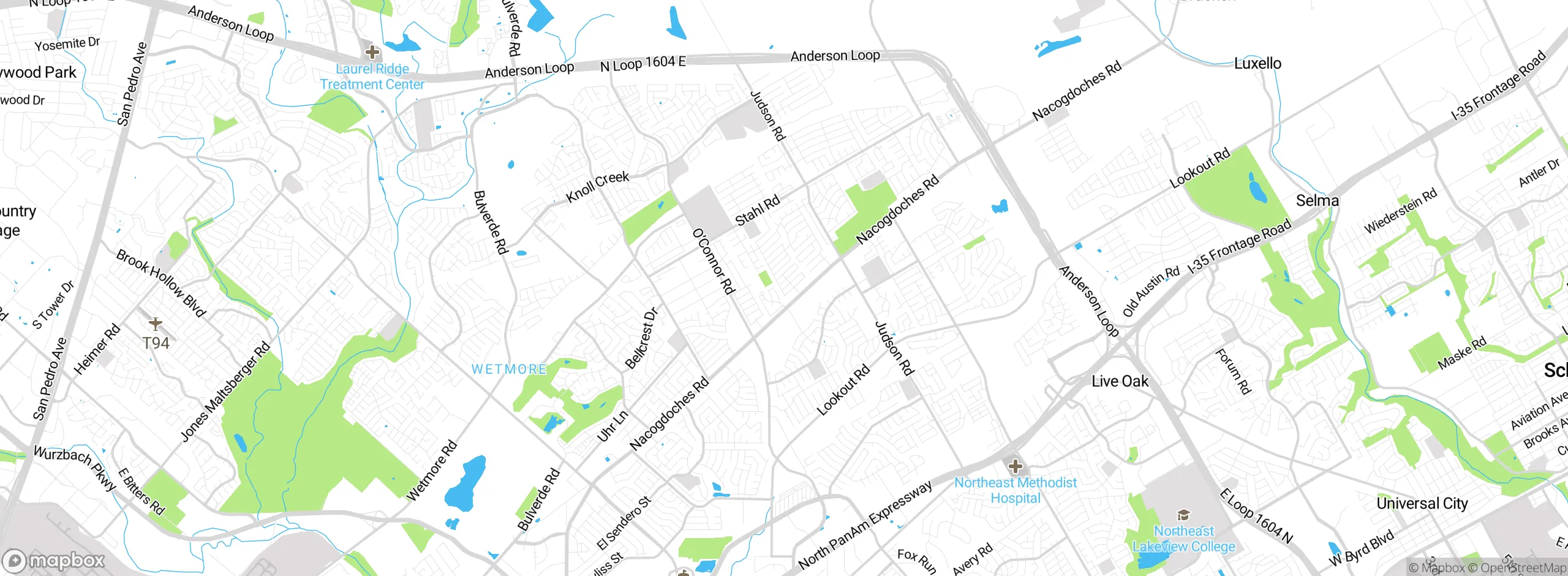 Map showing approximate location