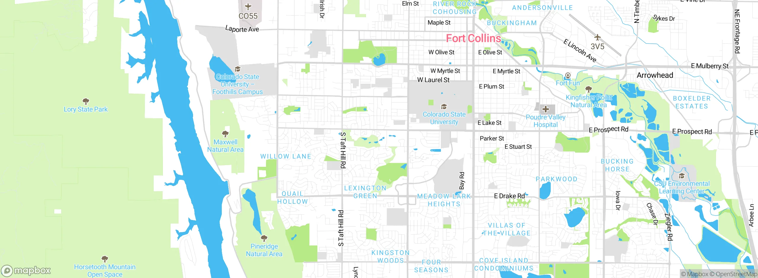 Map showing approximate location