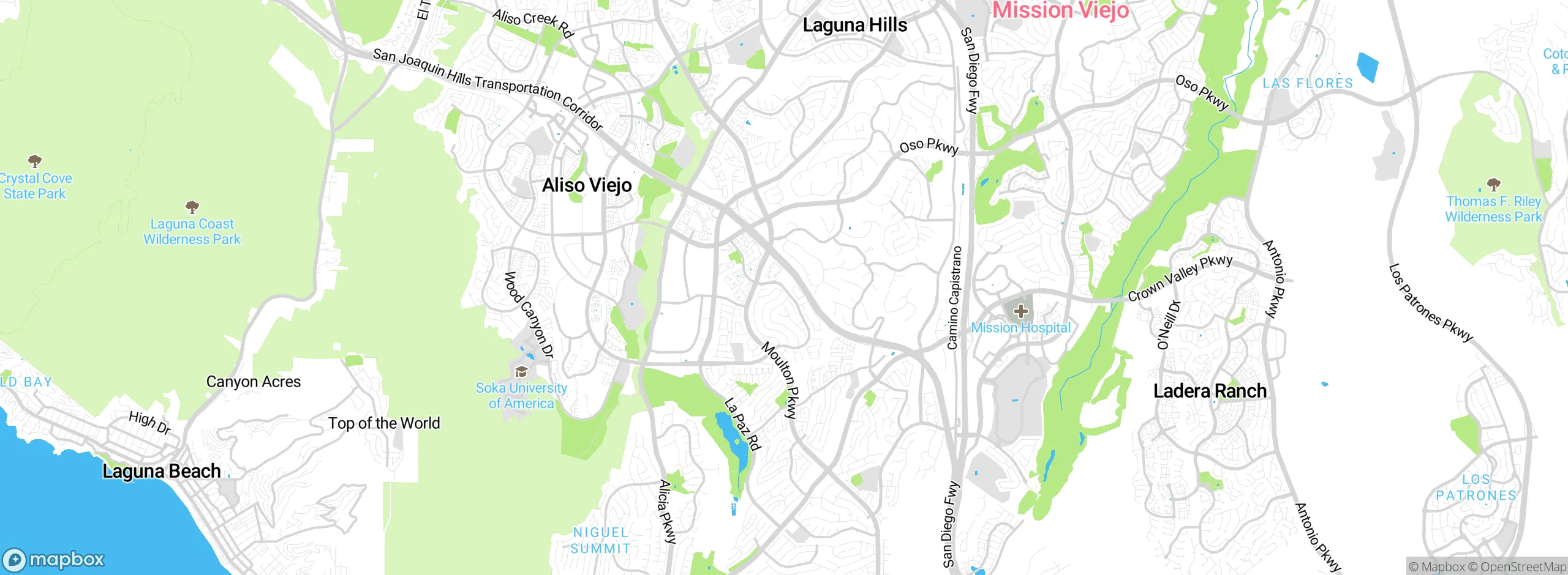 Map showing approximate location