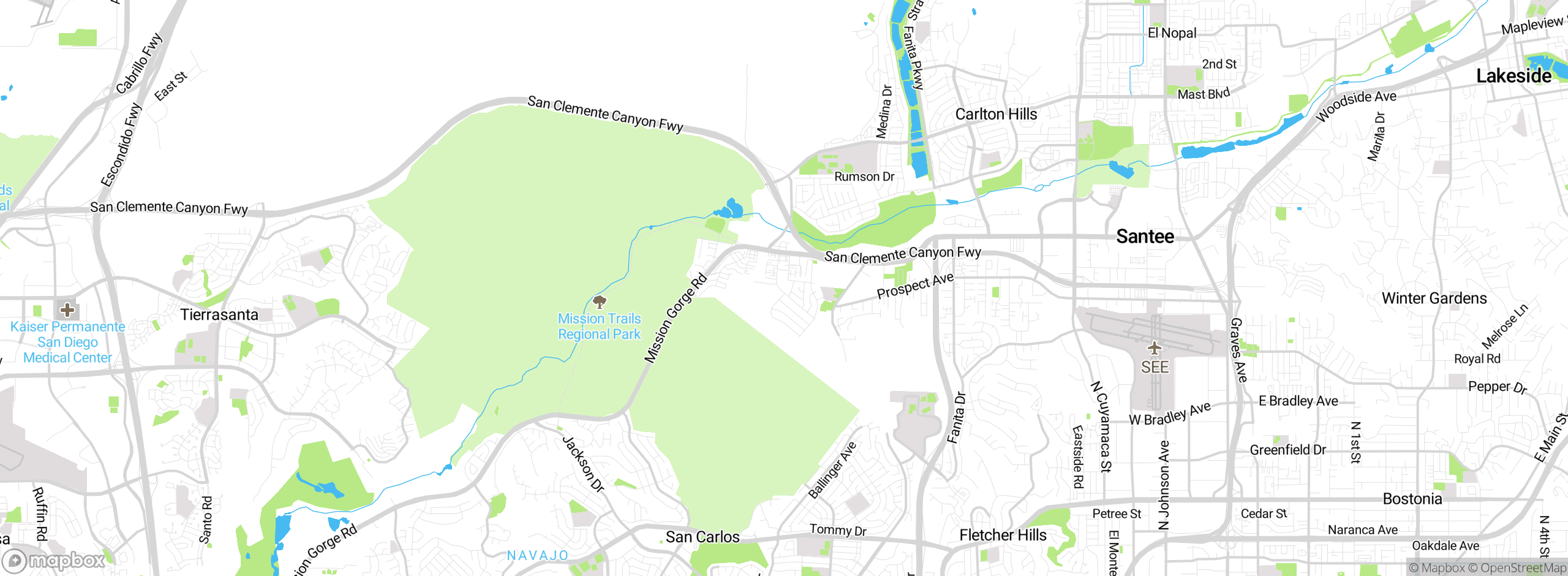 Map showing approximate location