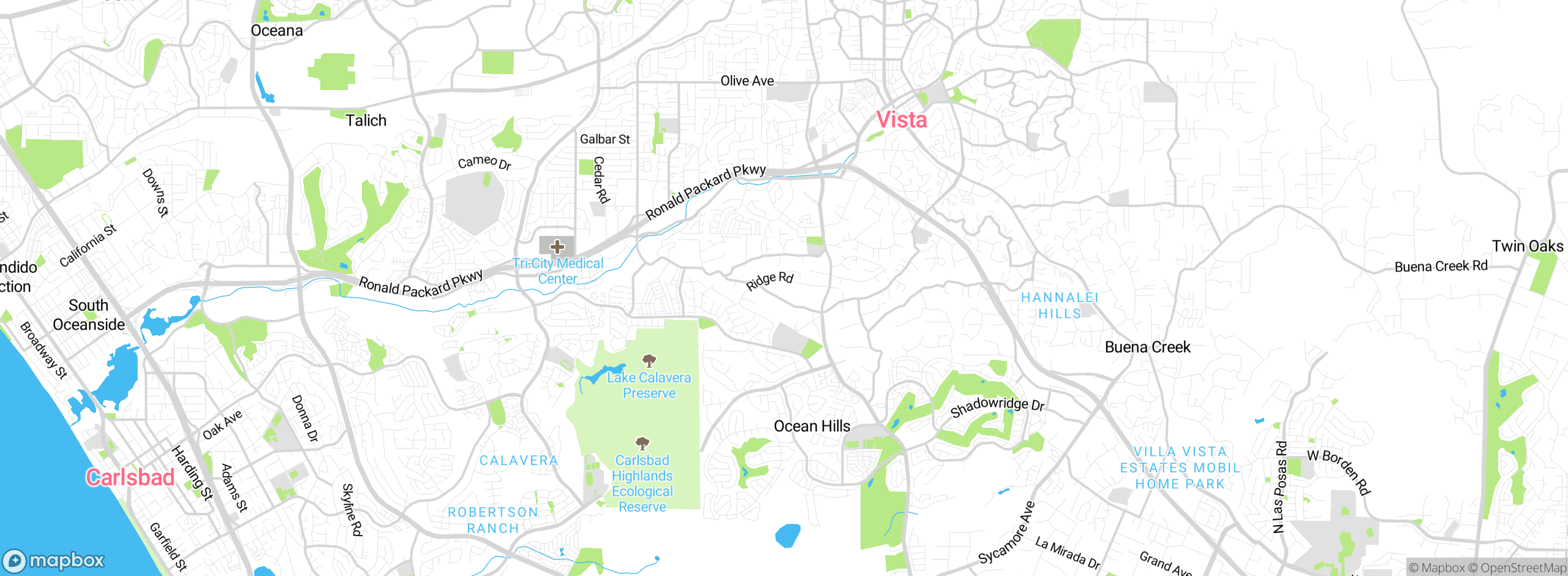 Map showing approximate location