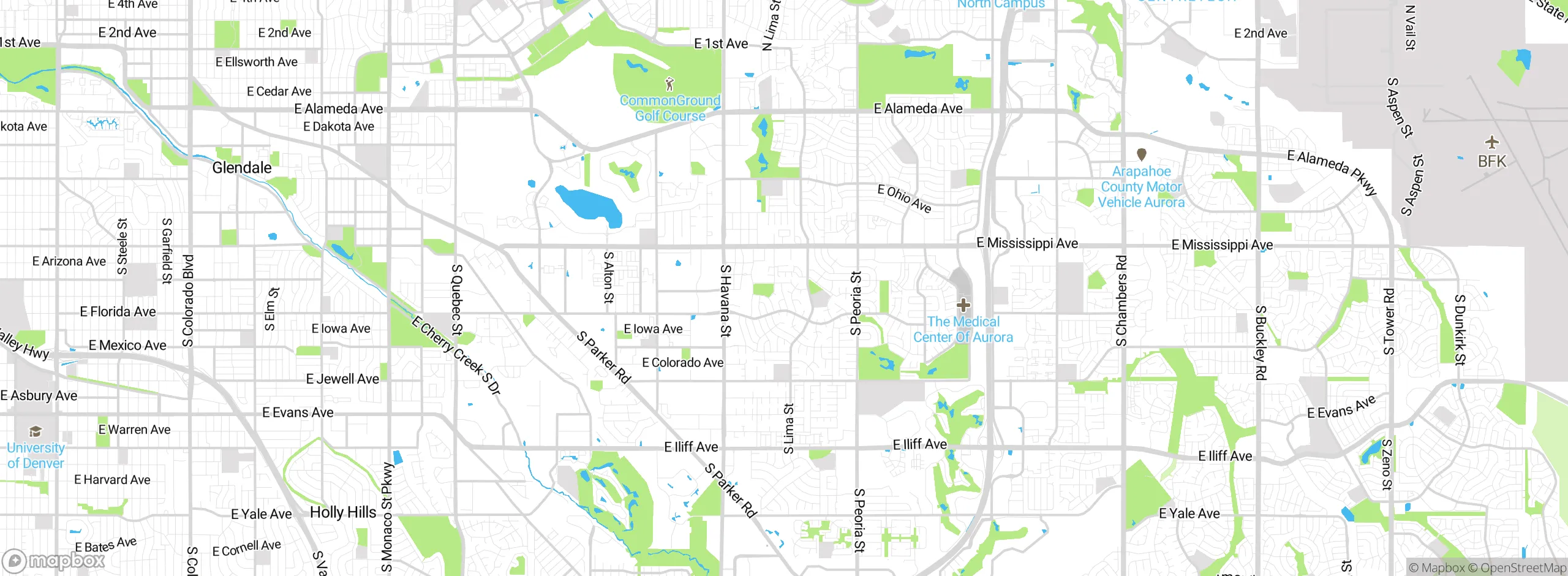 Map showing approximate location