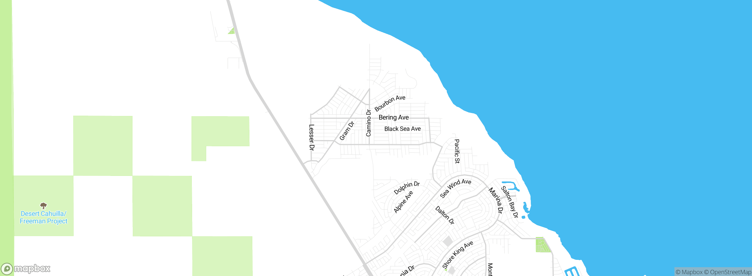 Map showing approximate location