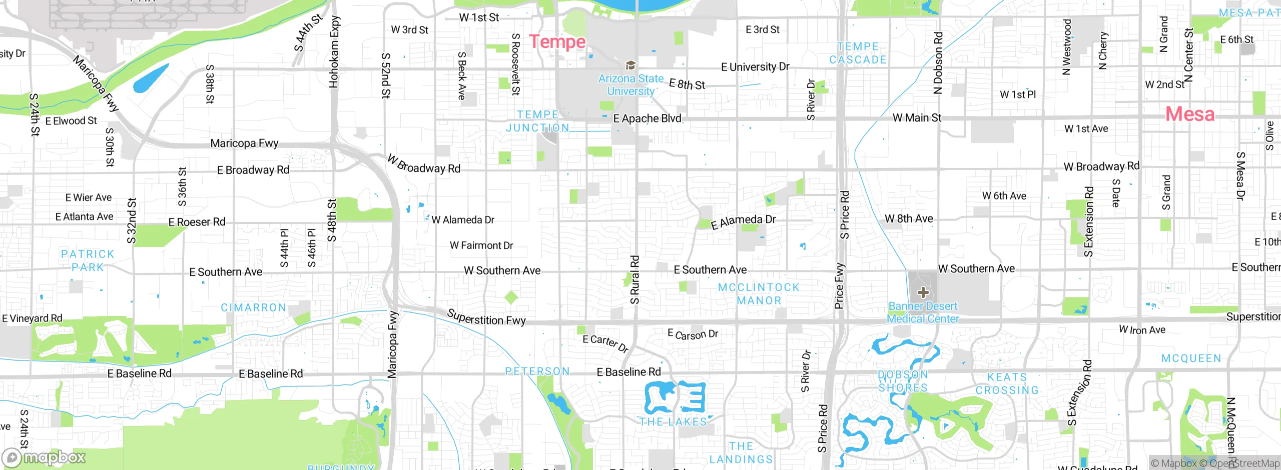 Map showing approximate location