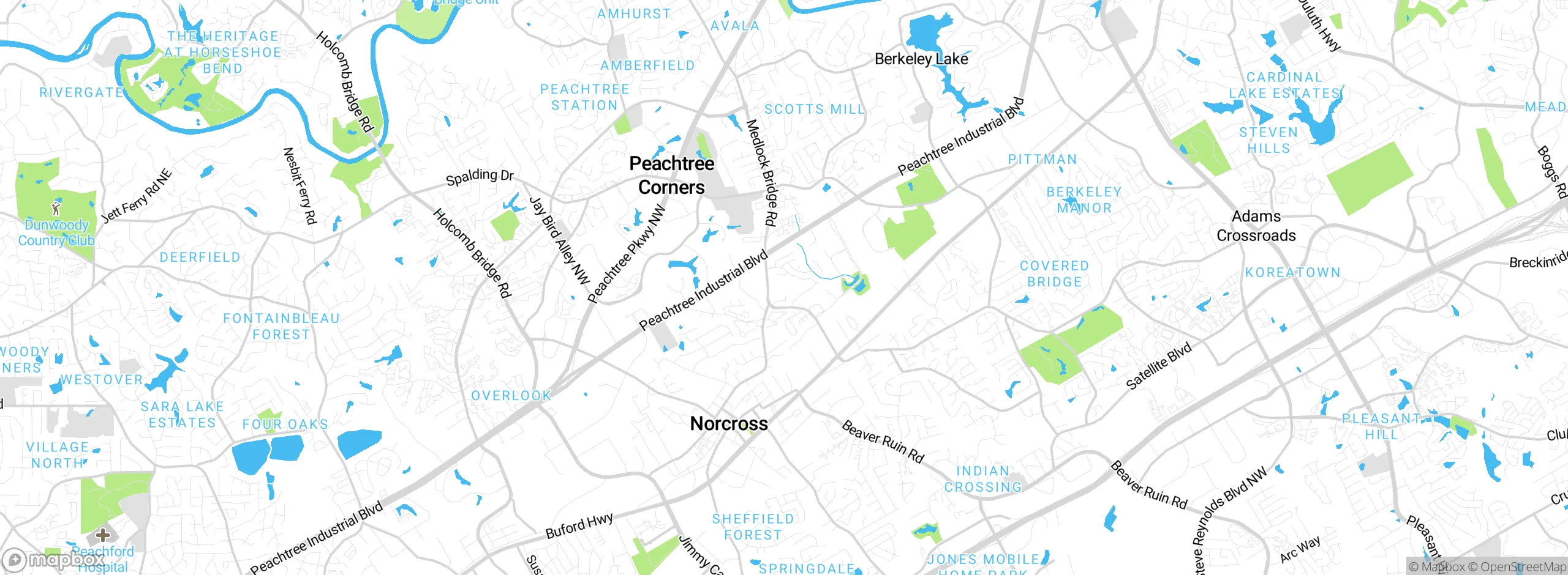 Map showing approximate location