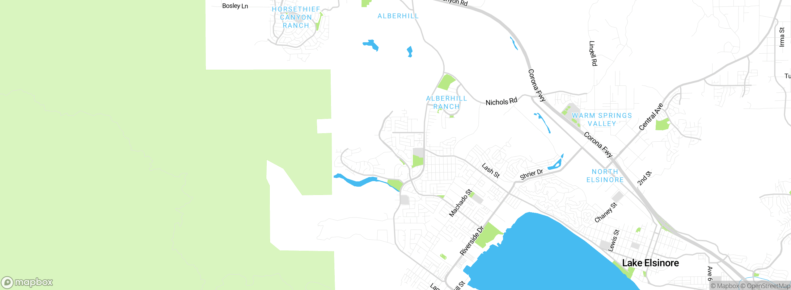 Map showing approximate location