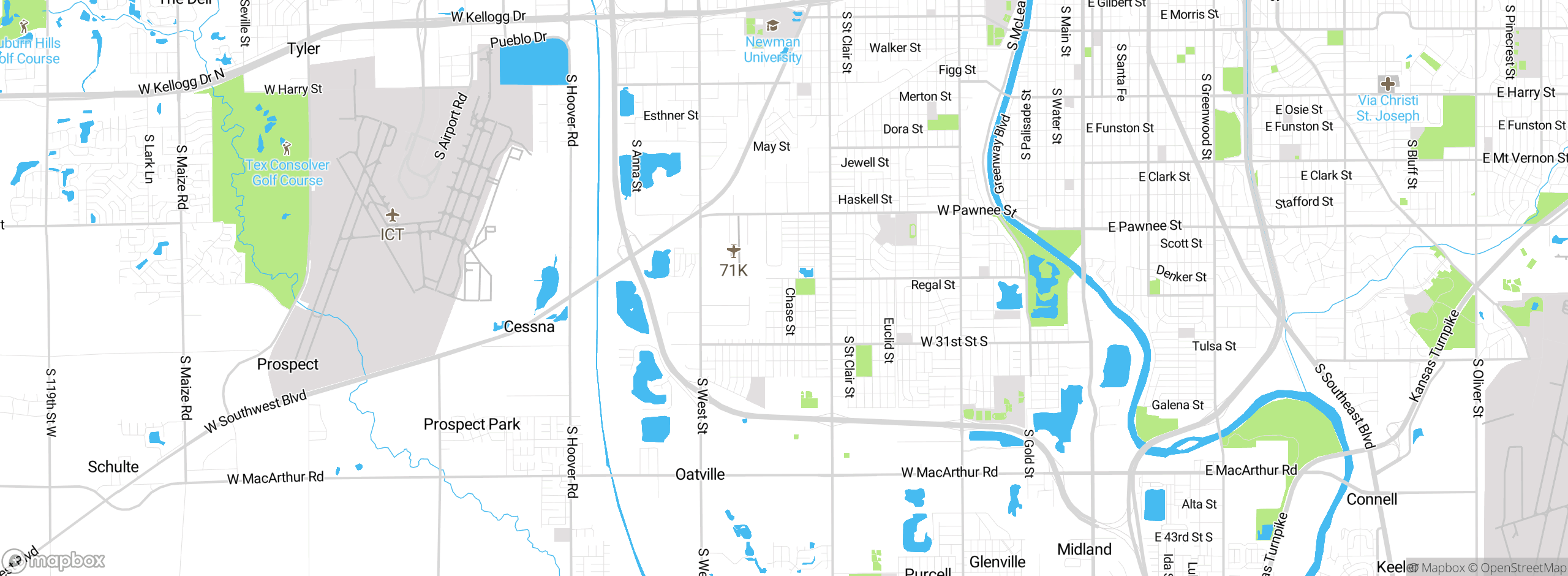 Map showing approximate location