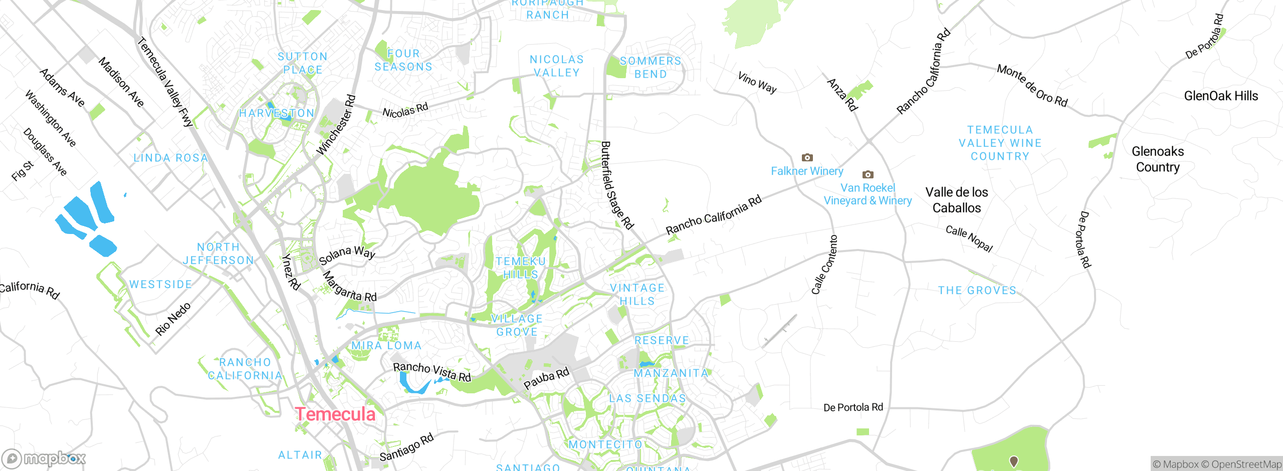 Map showing approximate location