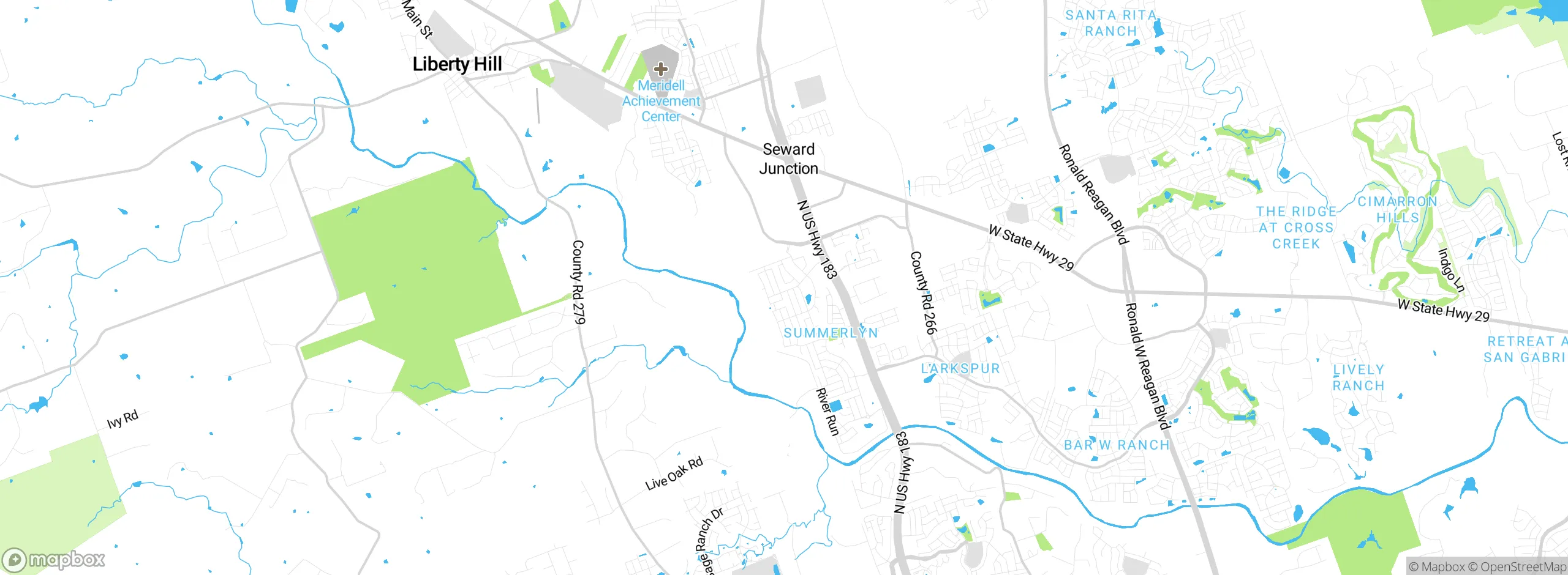 Map showing approximate location