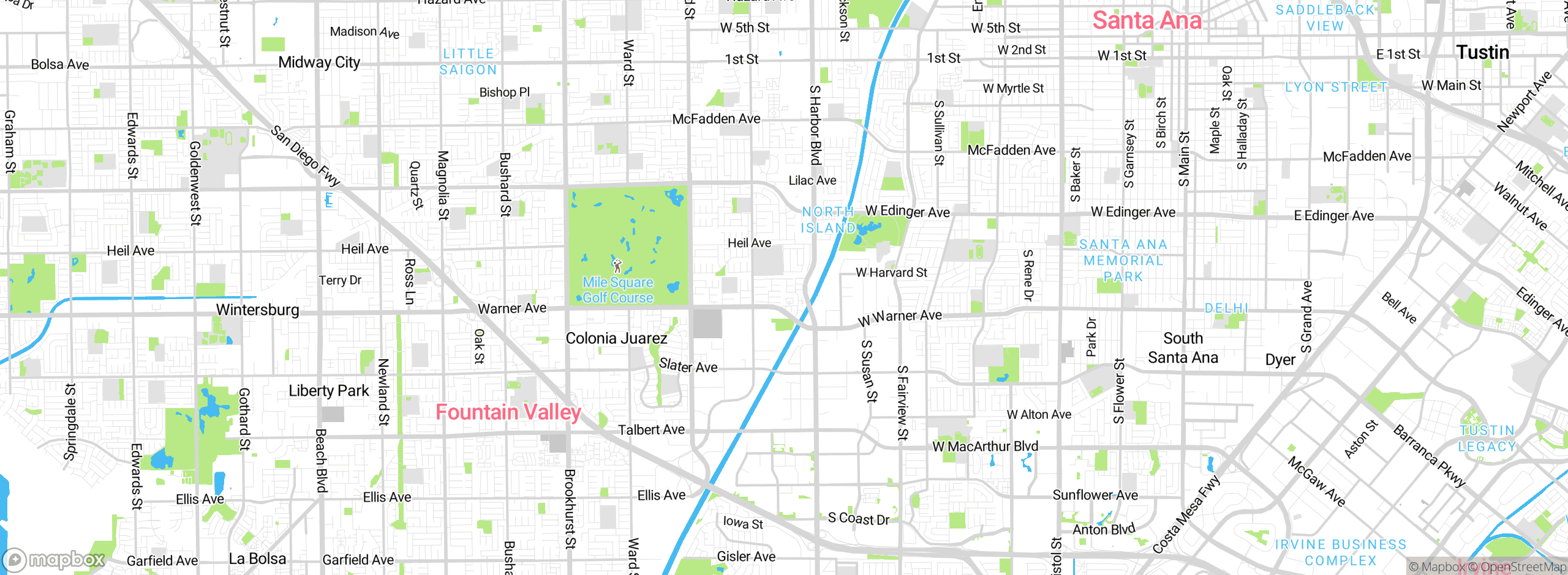 Map showing approximate location